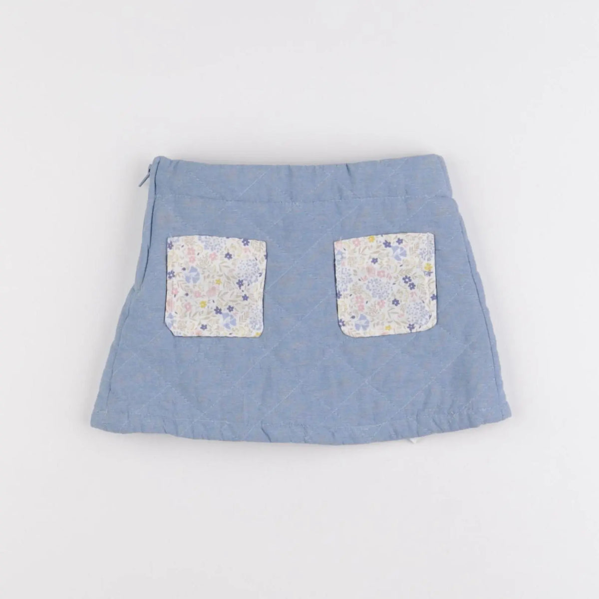 Vertbaudet - jupe bleu - 2 ans