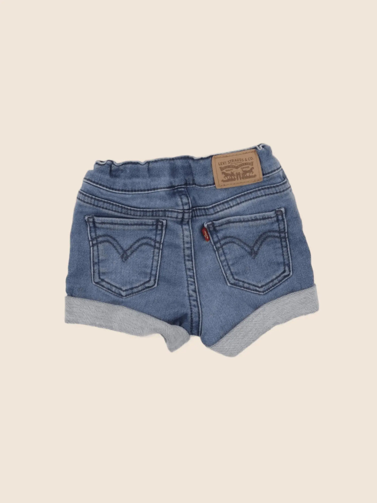 Levi's - short bleu - 12 mois