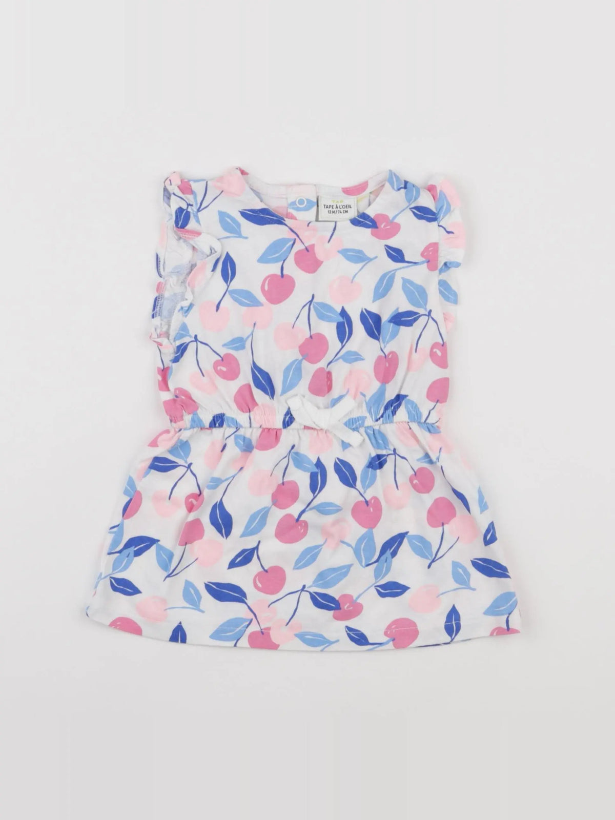 Tape à l'oeil - robe rose - 12 mois