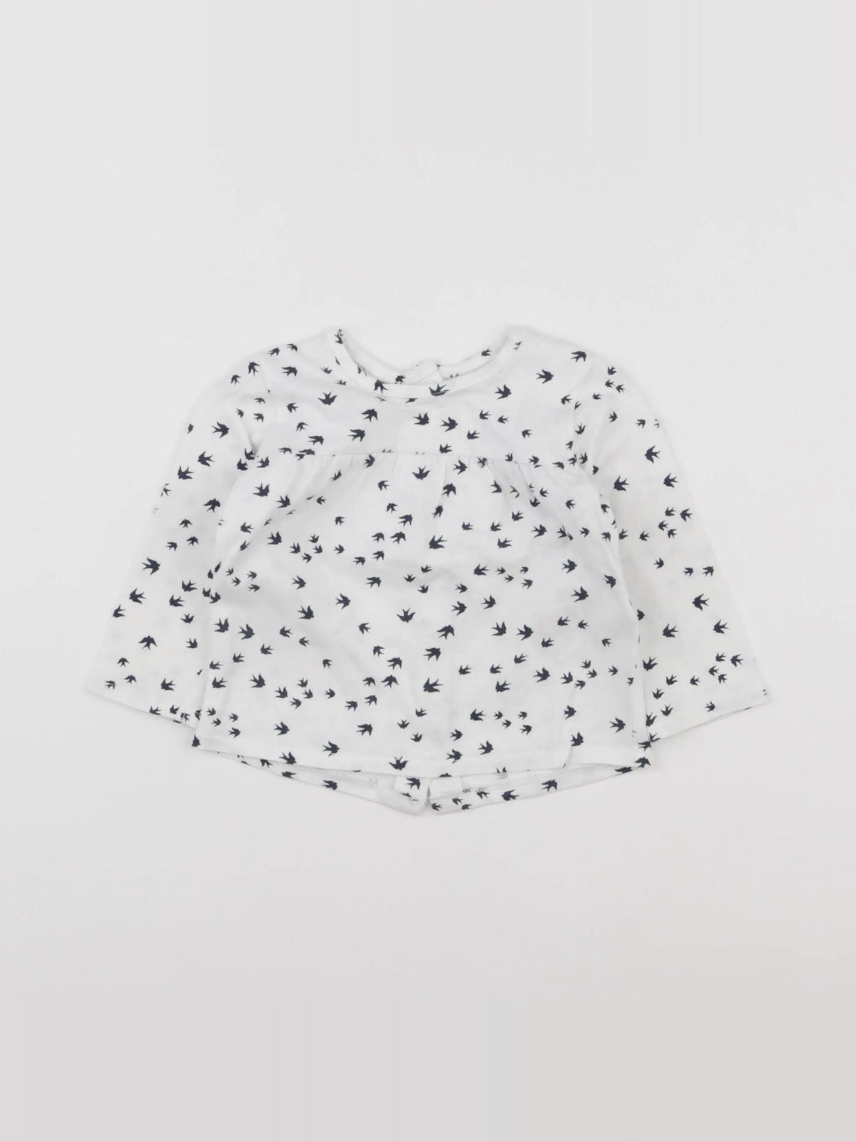 Vertbaudet - tee-shirt blanc - 9 mois