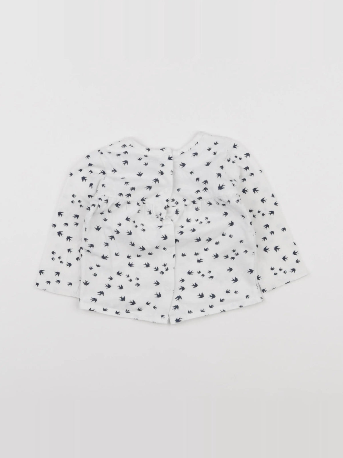 Vertbaudet - tee-shirt blanc - 9 mois