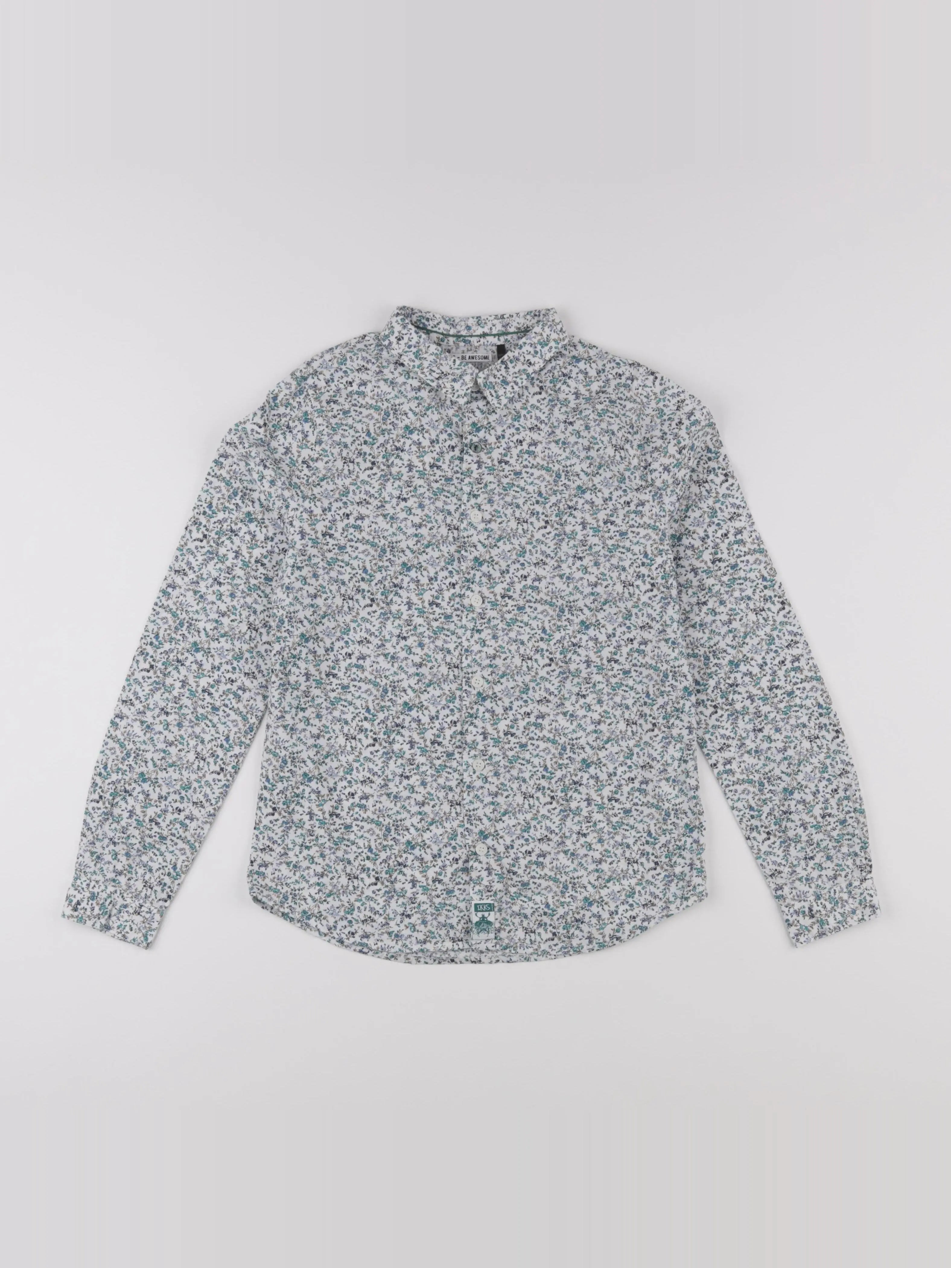 IKKS - chemise vert - 10 ans