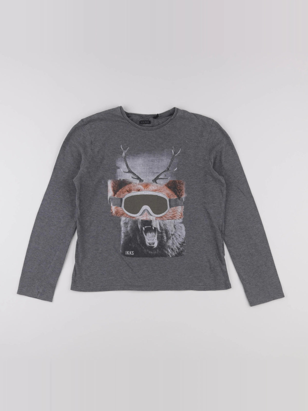 IKKS - tee-shirt gris - 12 ans