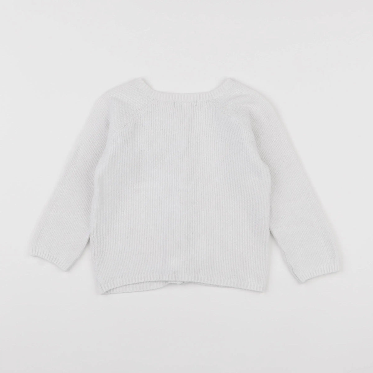 Vertbaudet - gilet blanc - 24 mois