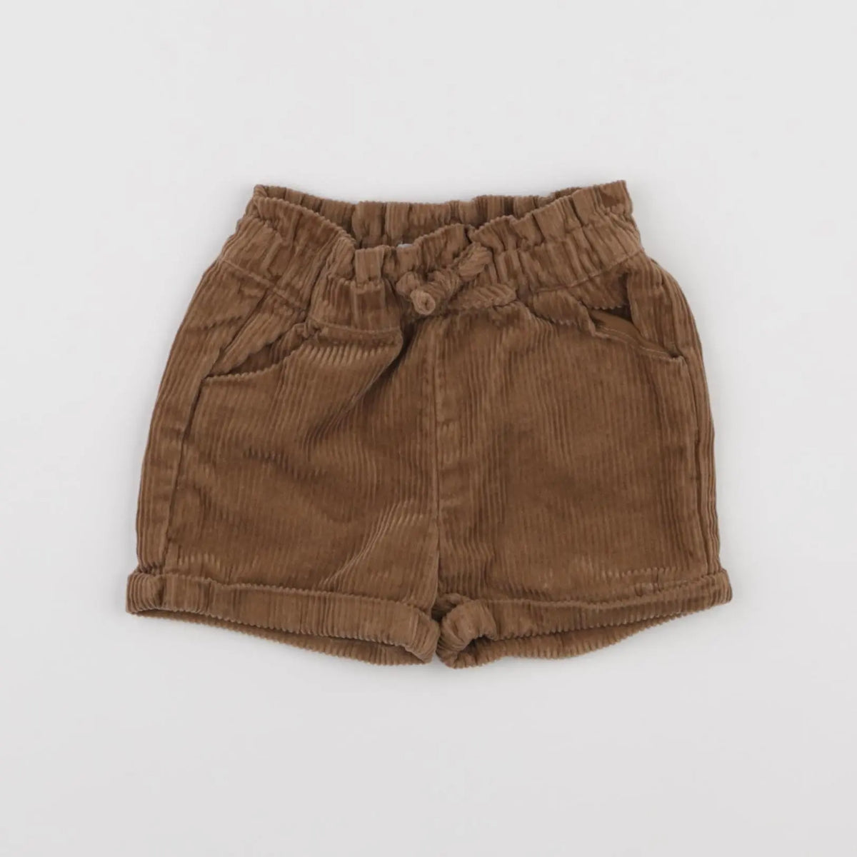 Vertbaudet - short marron - 6 mois