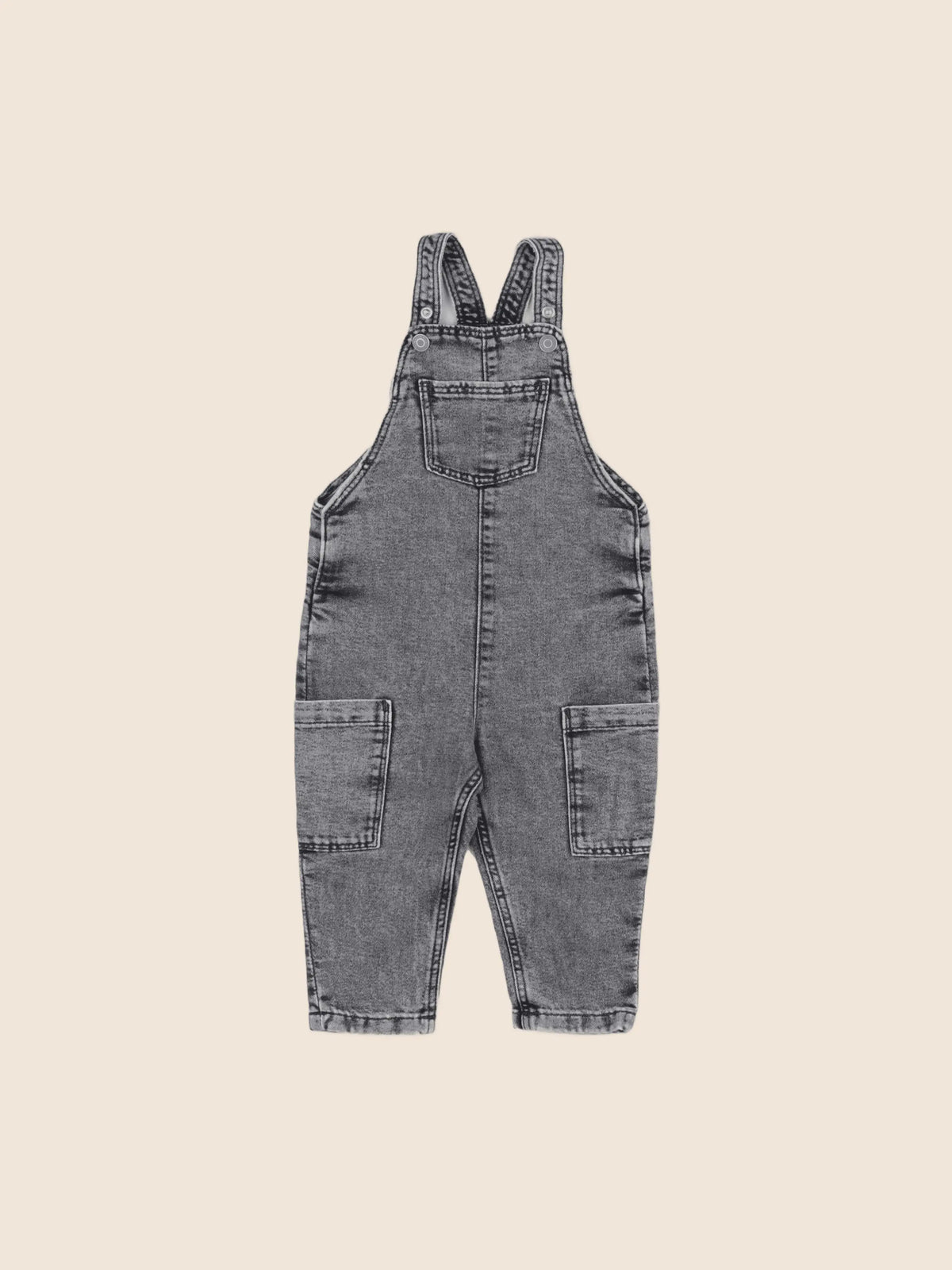 H&M - salopette gris - 12/18 mois