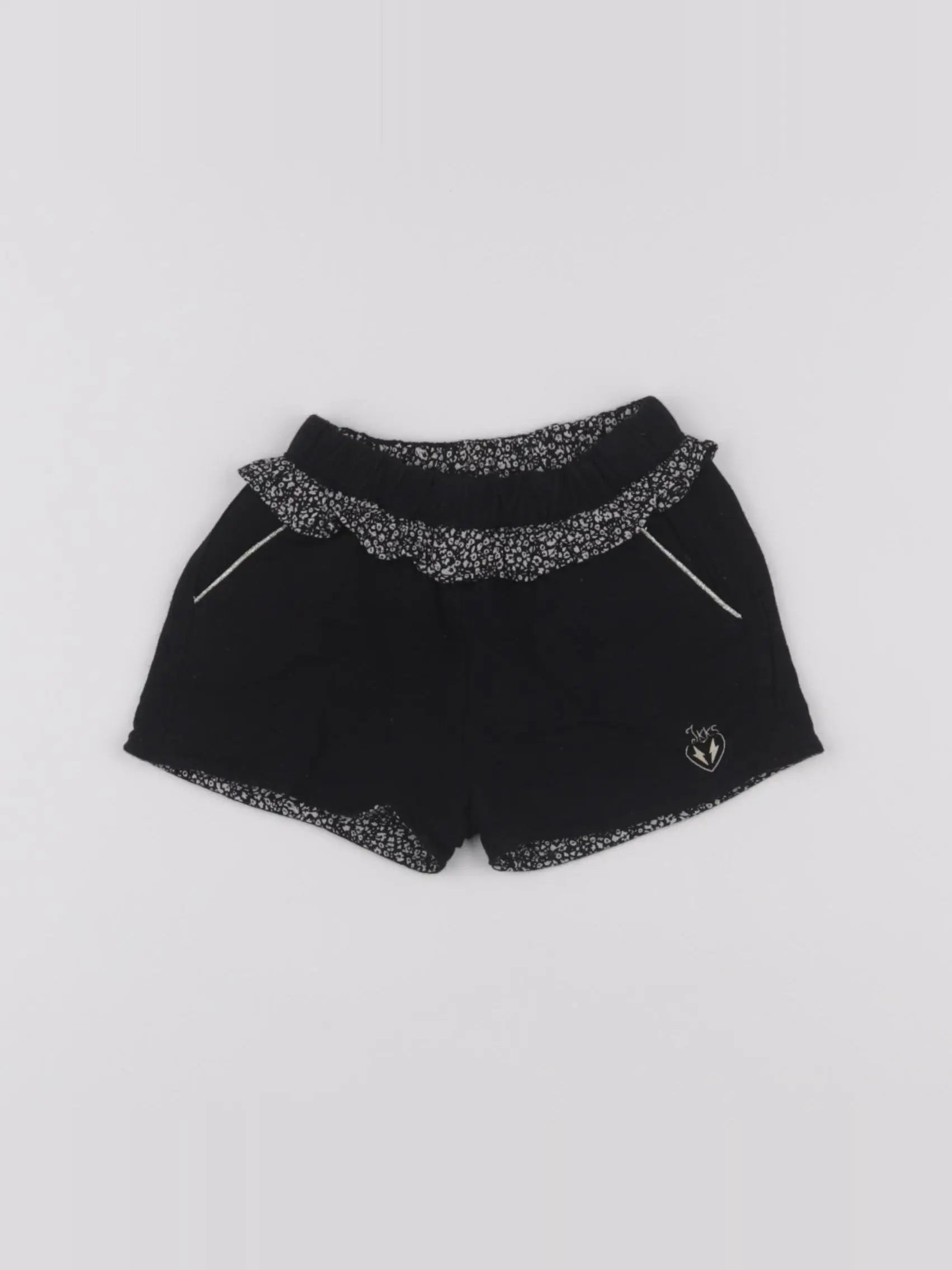 IKKS - short réversible noir - 6 mois