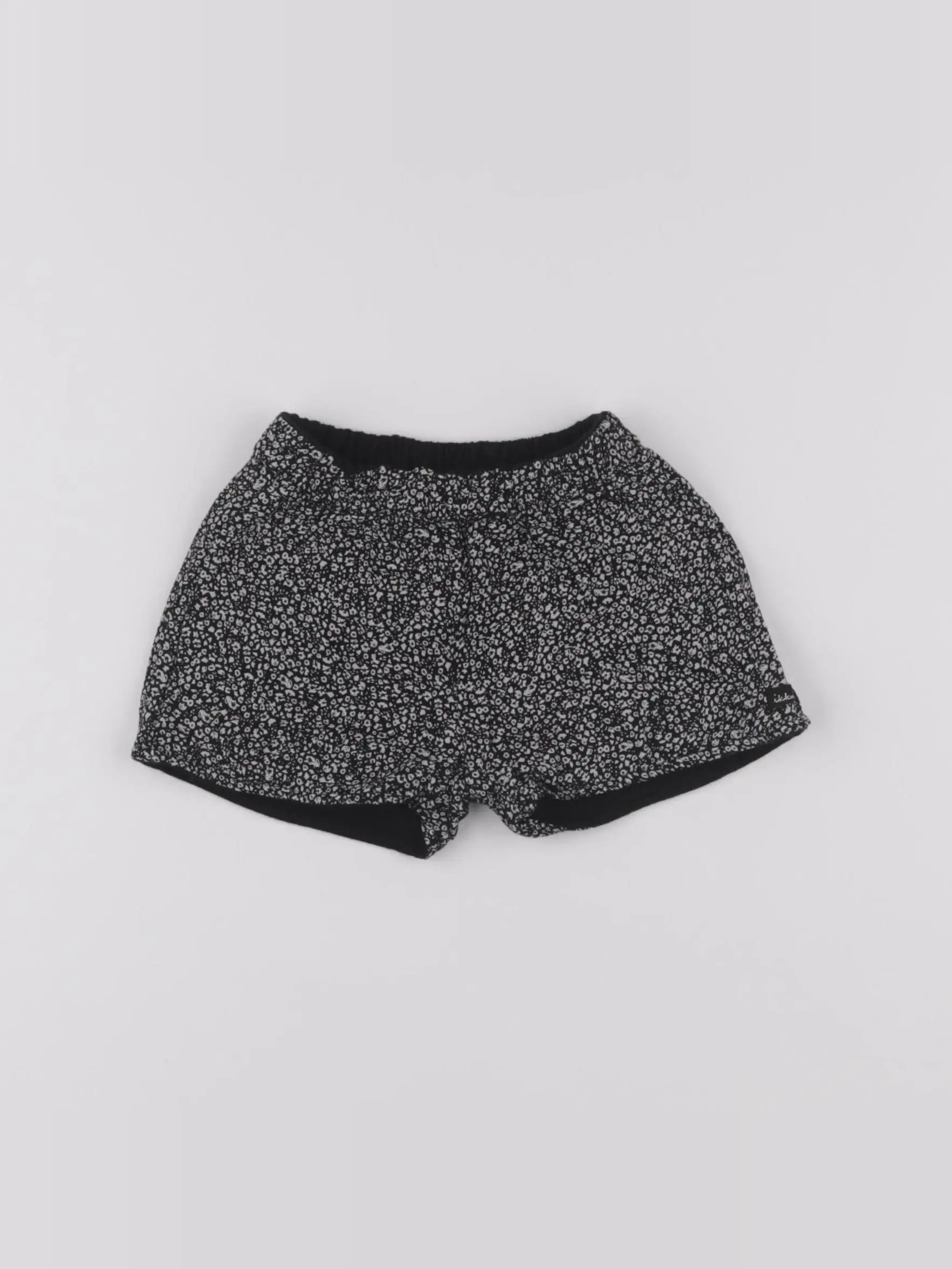 IKKS - short réversible noir - 6 mois