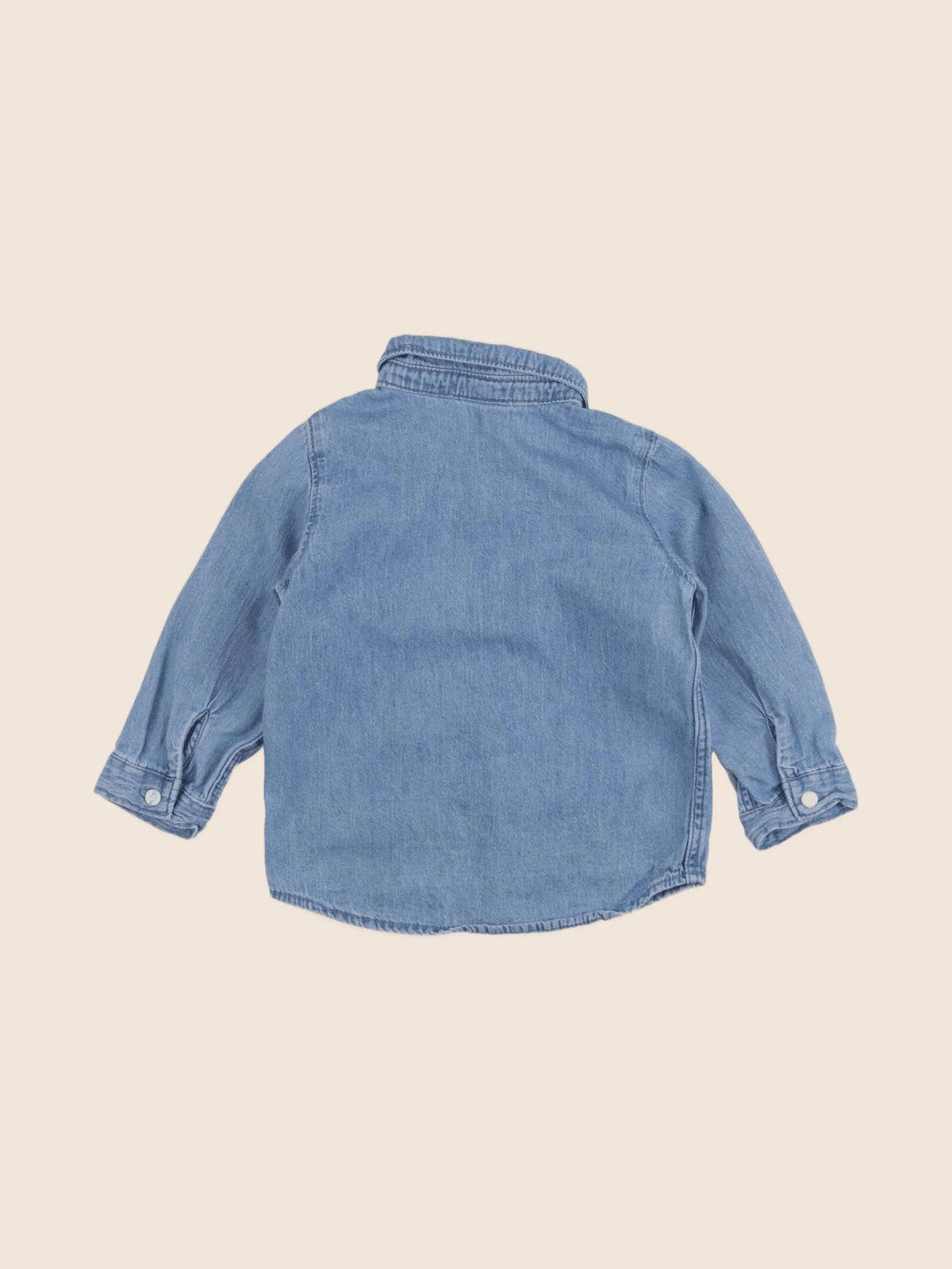H&M - chemise bleu - 9/12 mois
