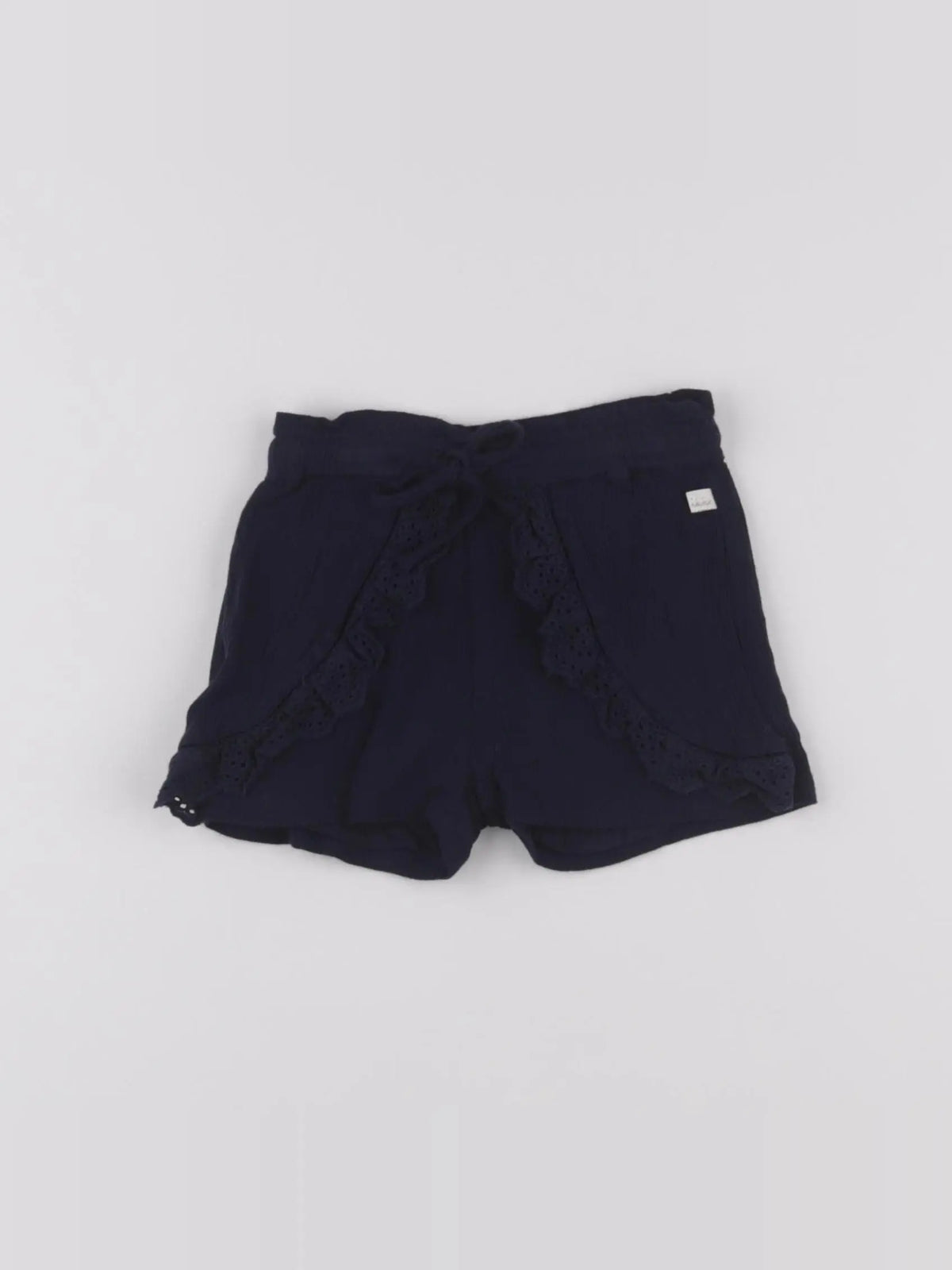IKKS - short bleu - 6 mois