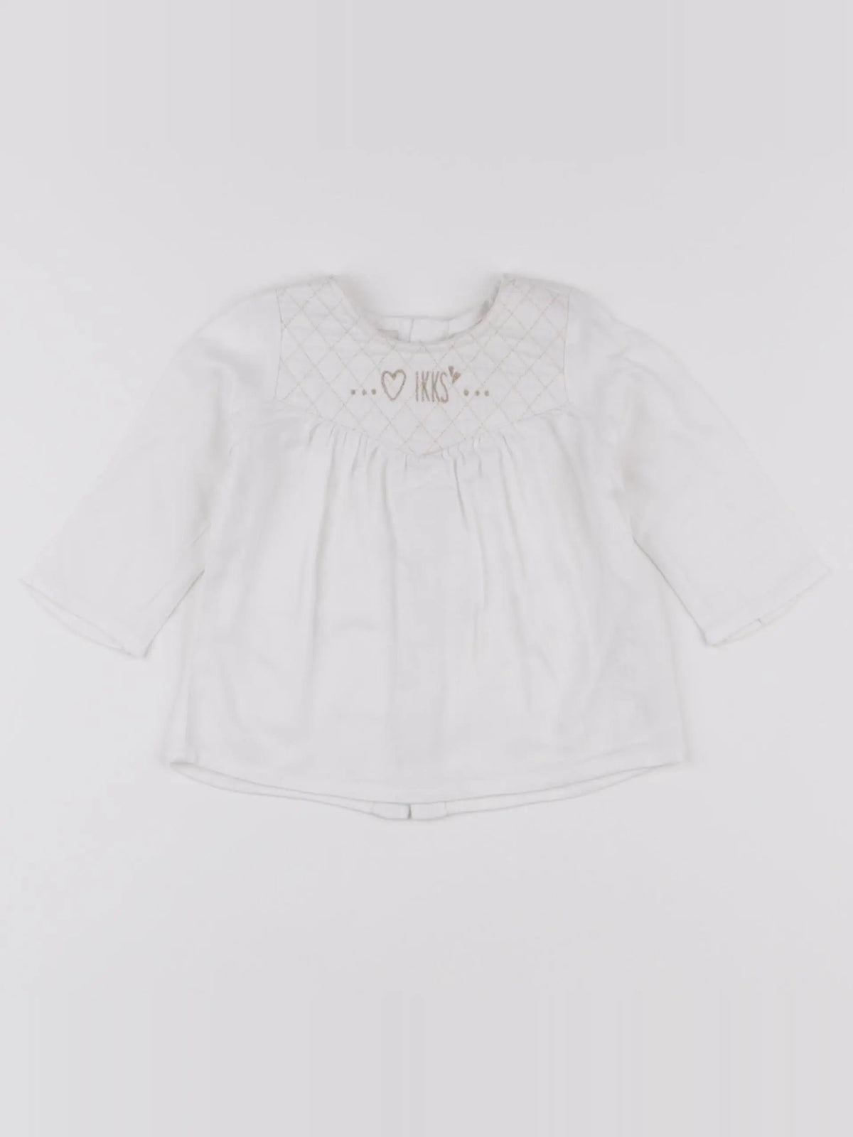 IKKS - blouse blanc - 6 mois
