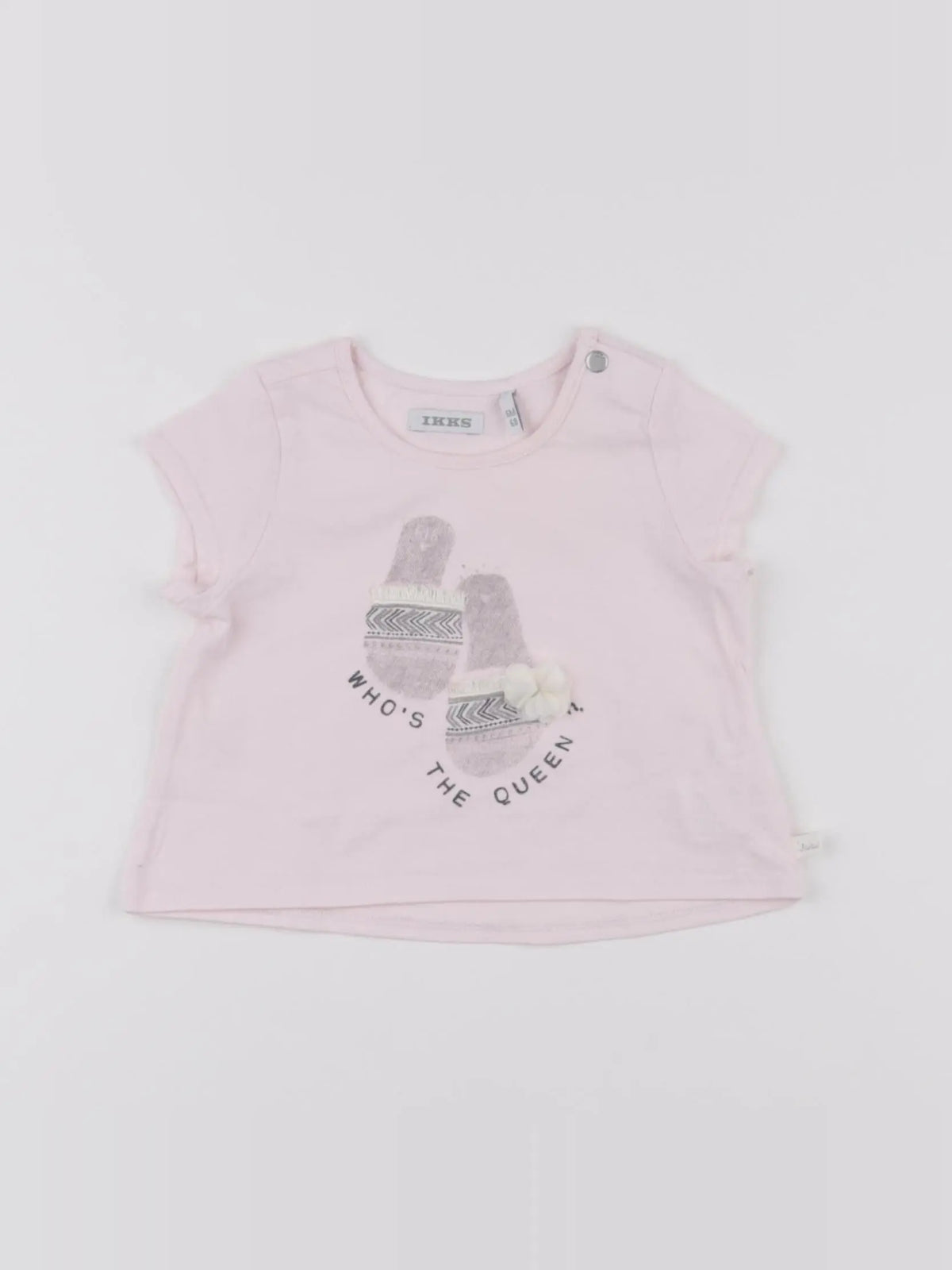 IKKS - tee-shirt rose - 6 mois