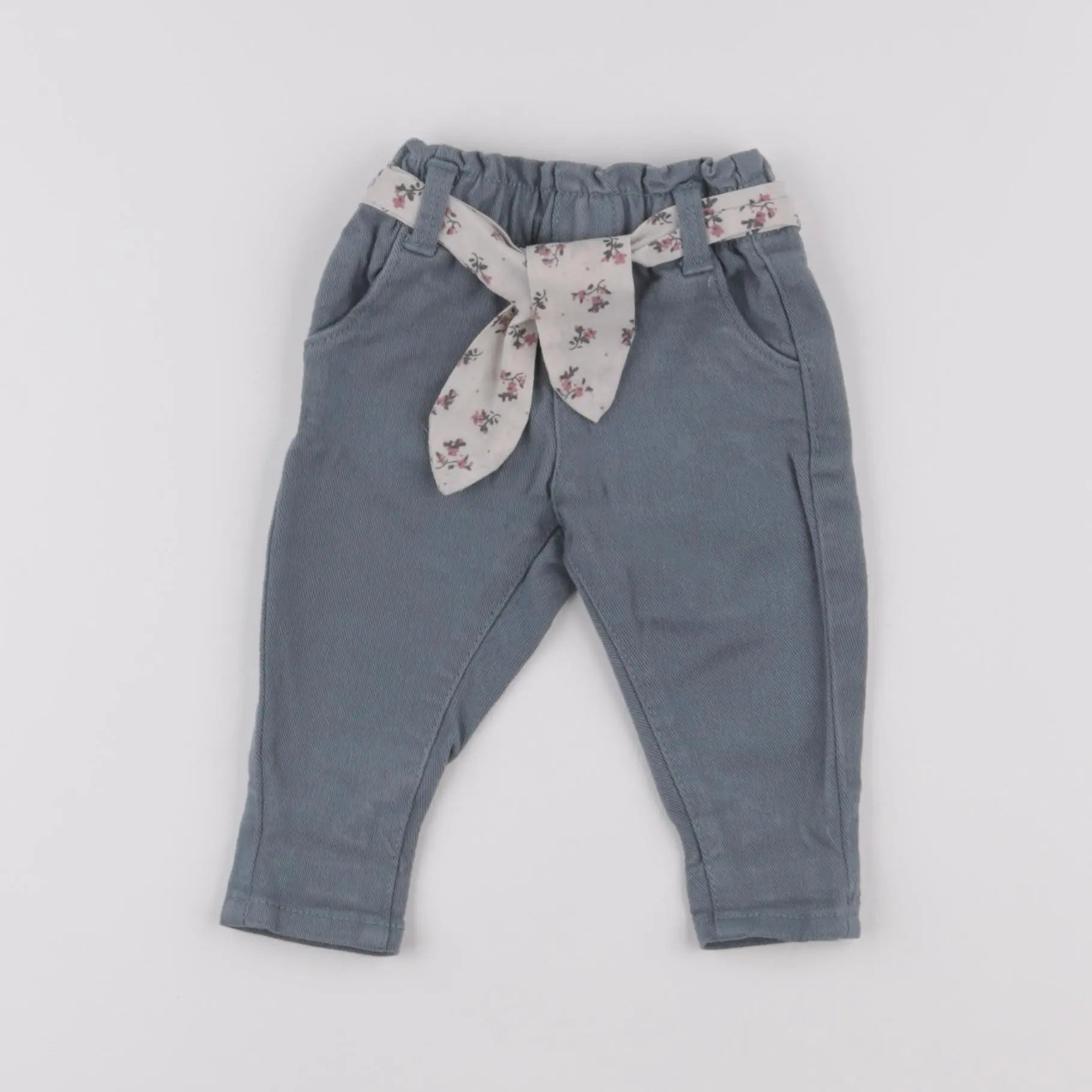 Vertbaudet - jean bleu - 3 mois