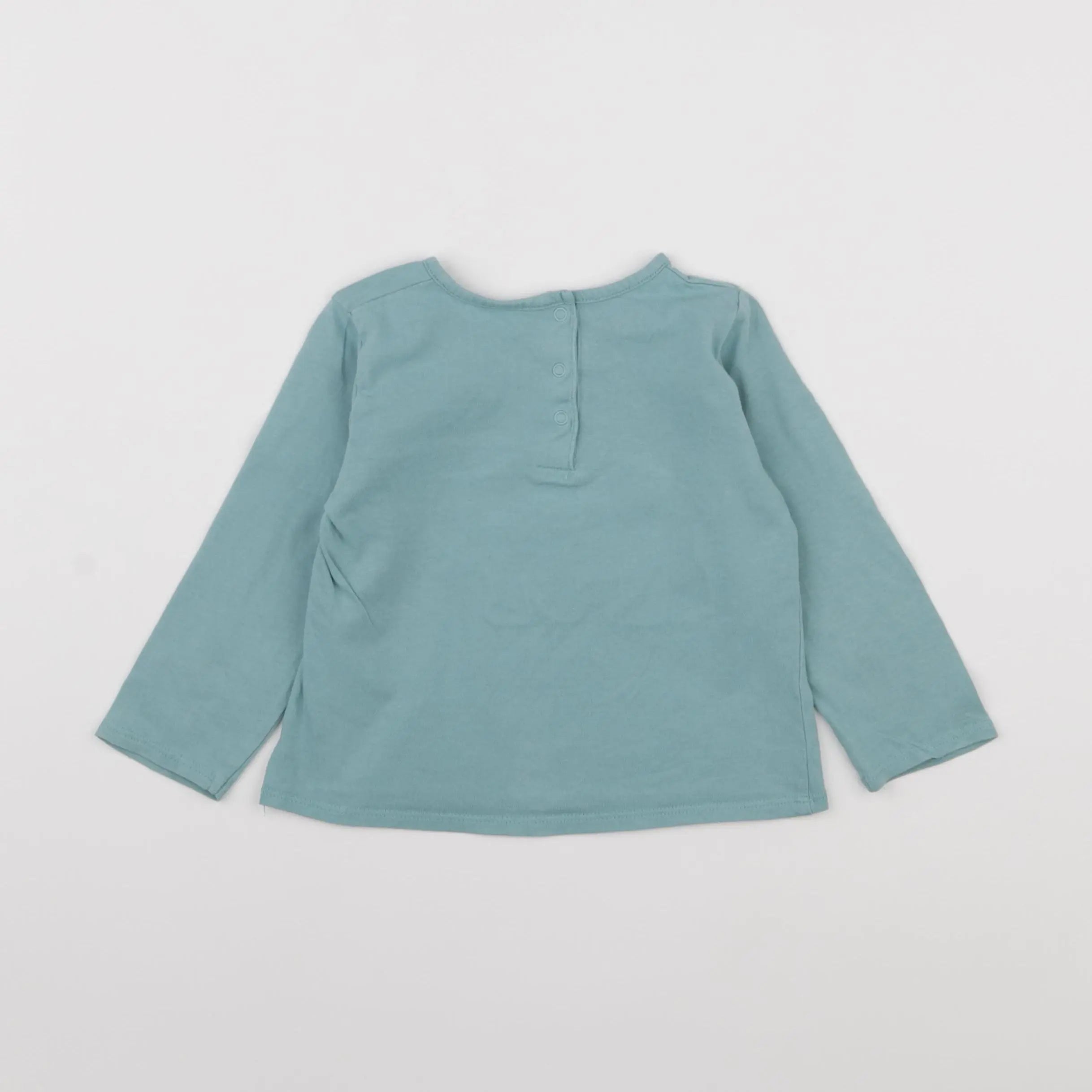 Vertbaudet - tee-shirt bleu - 18 mois