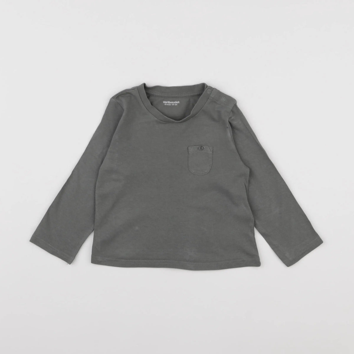 Vertbaudet - tee-shirt vert - 18 mois