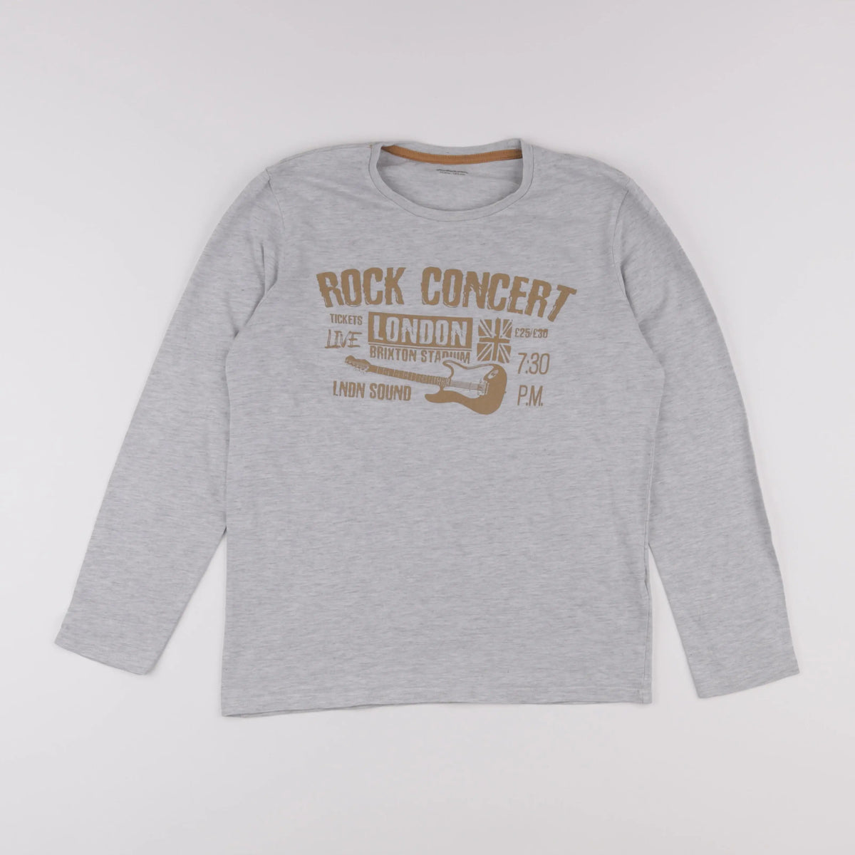 Vertbaudet - tee-shirt gris - 12 ans