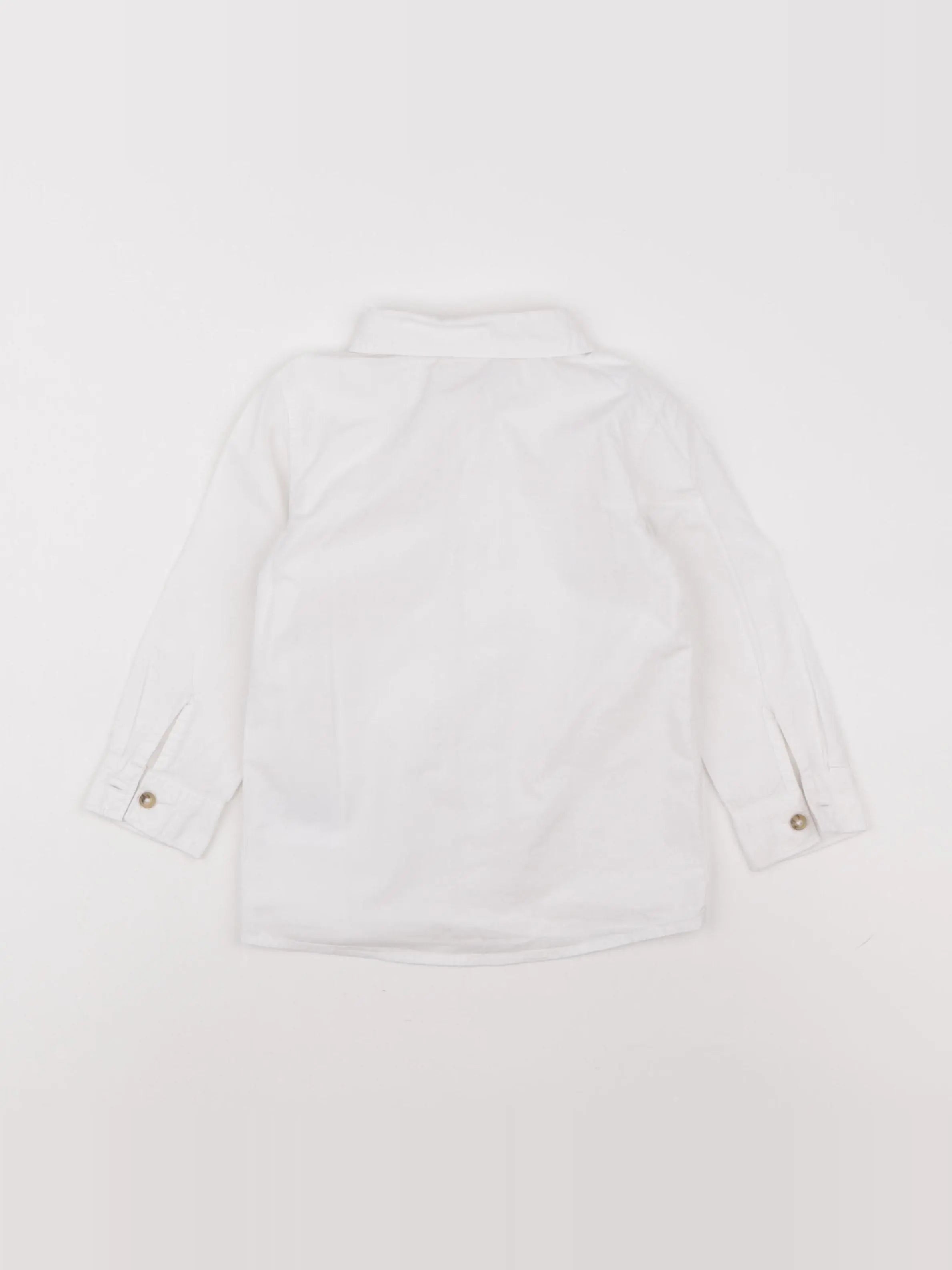 H&M - chemise blanc - 12/18 mois