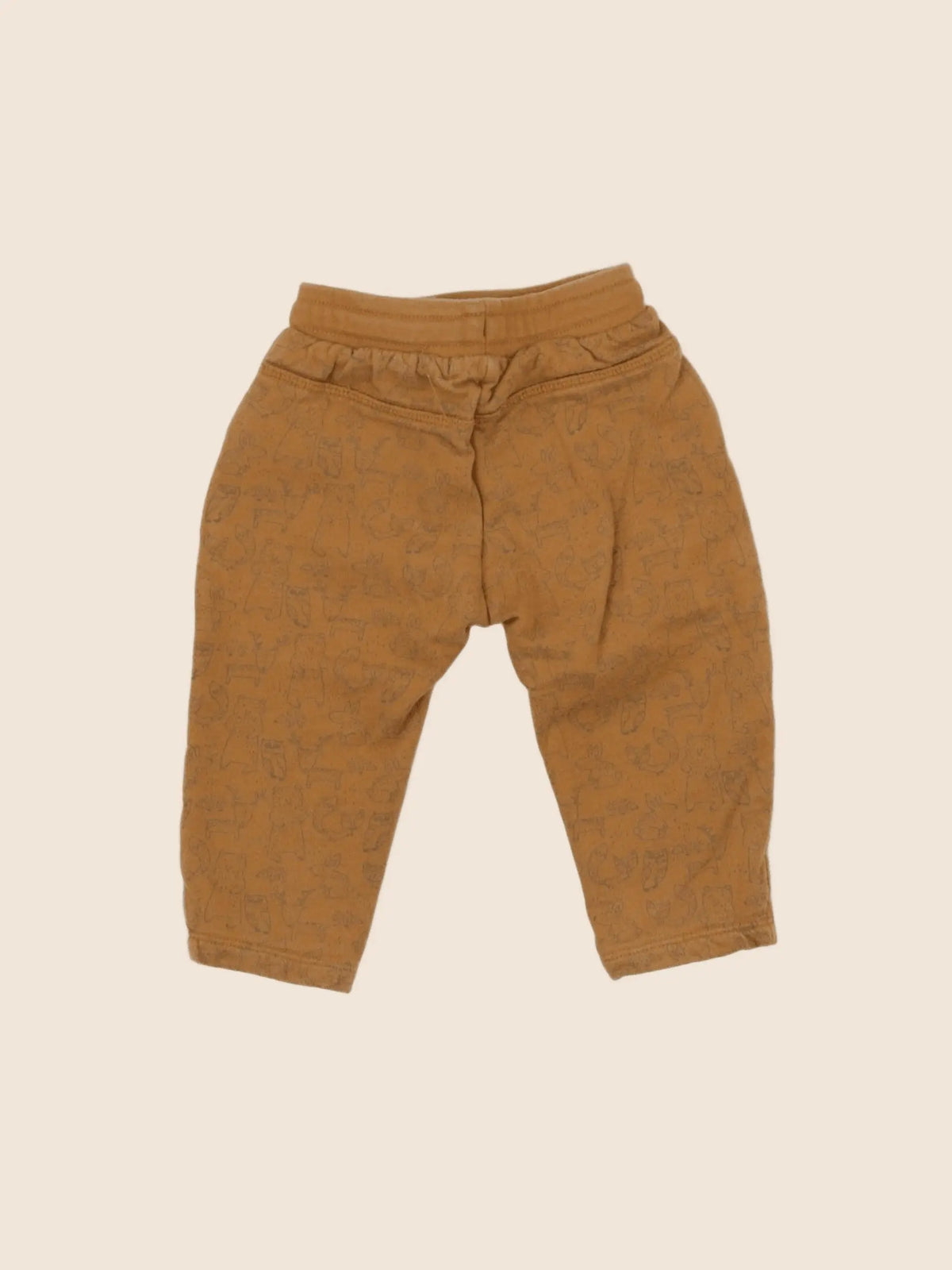 Vertbaudet - sarouel marron - 6 mois