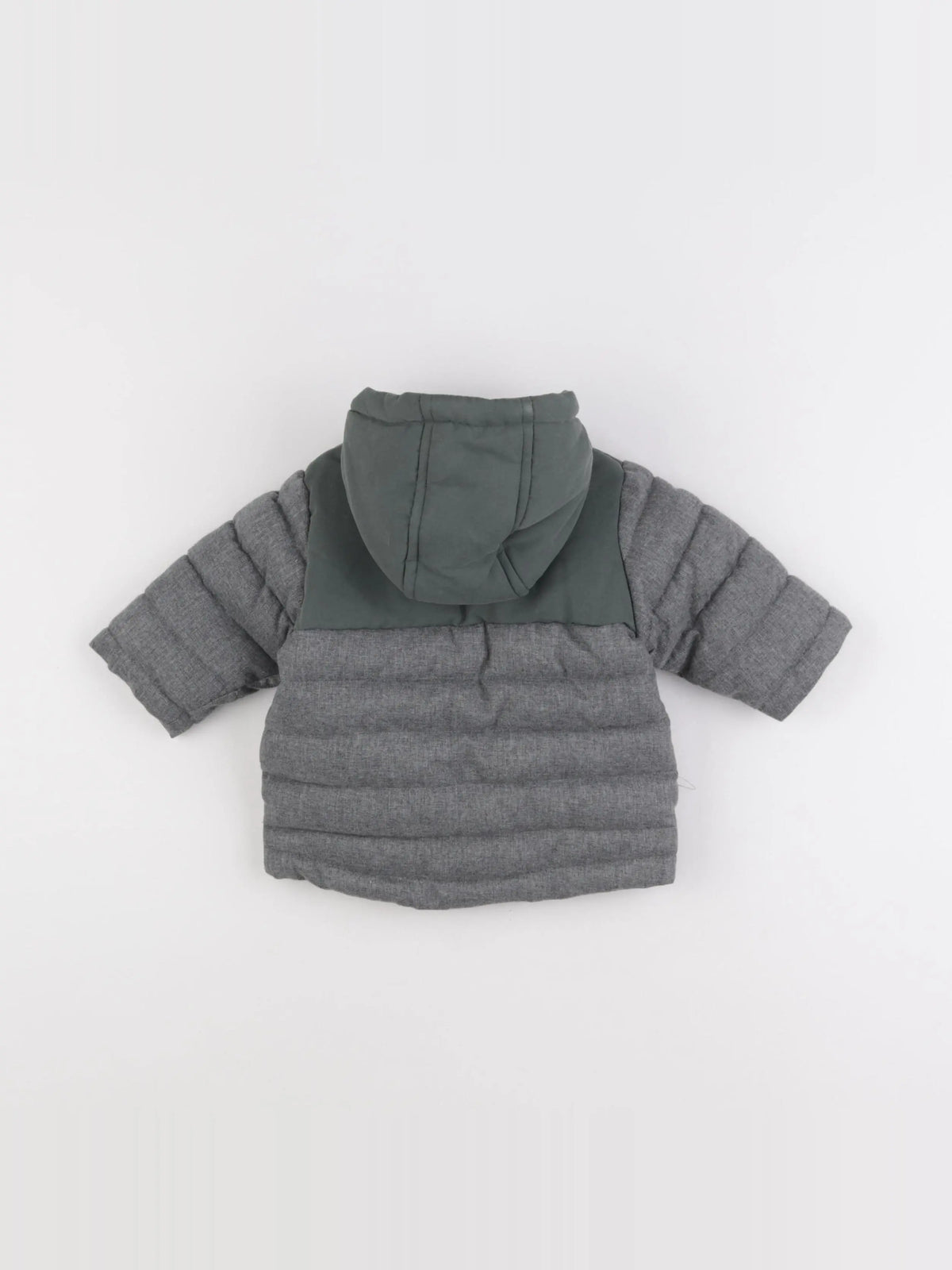 Vertbaudet - doudoune gris - 3 mois