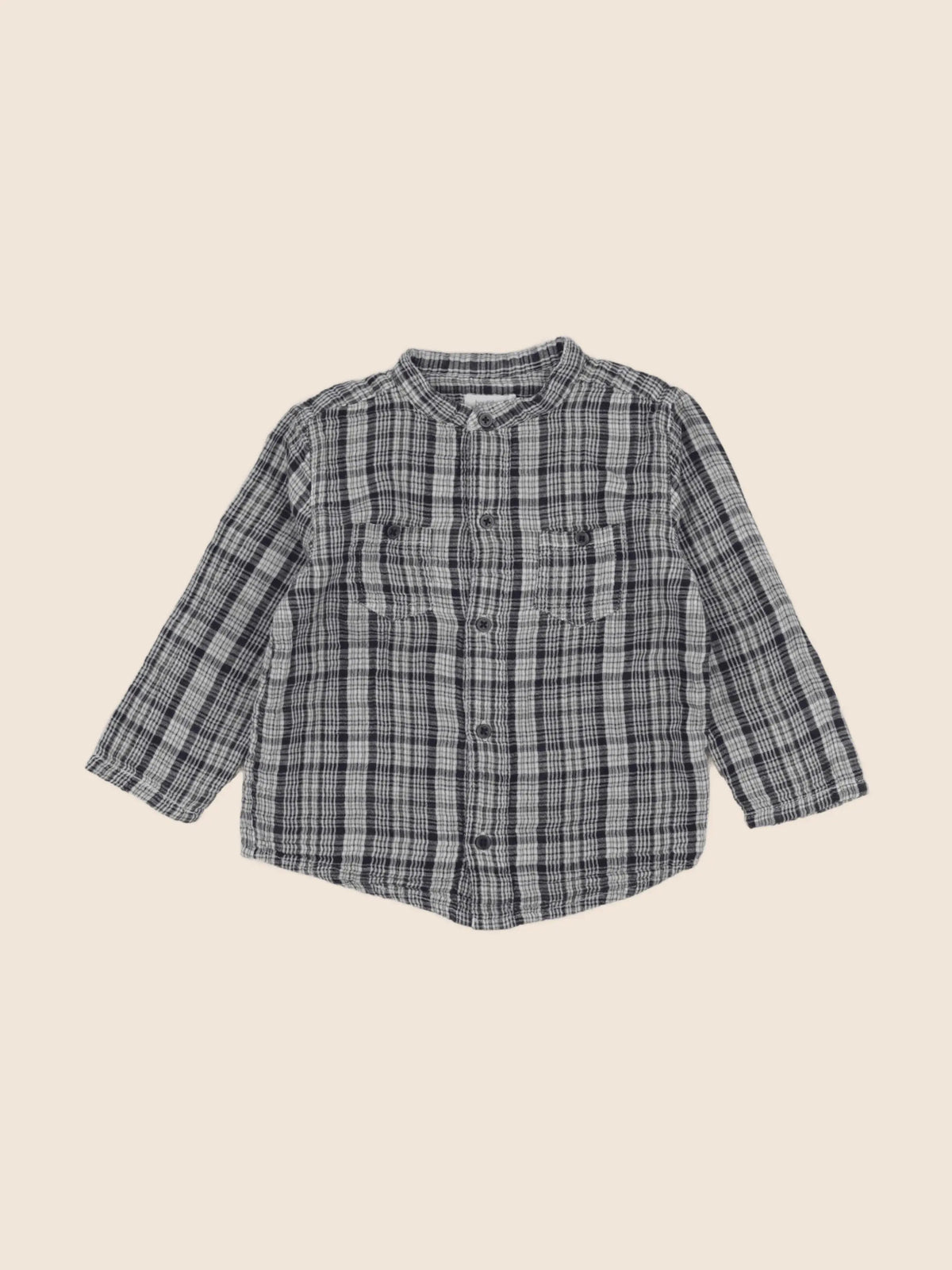 Boutchou - chemise bleu - 18 mois