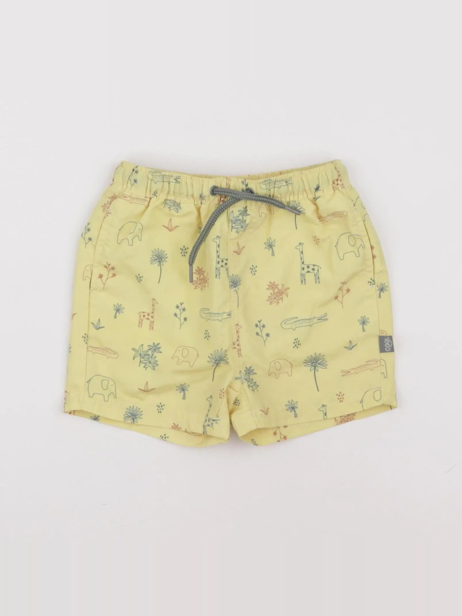 Vertbaudet - maillot de bain jaune - 12 mois