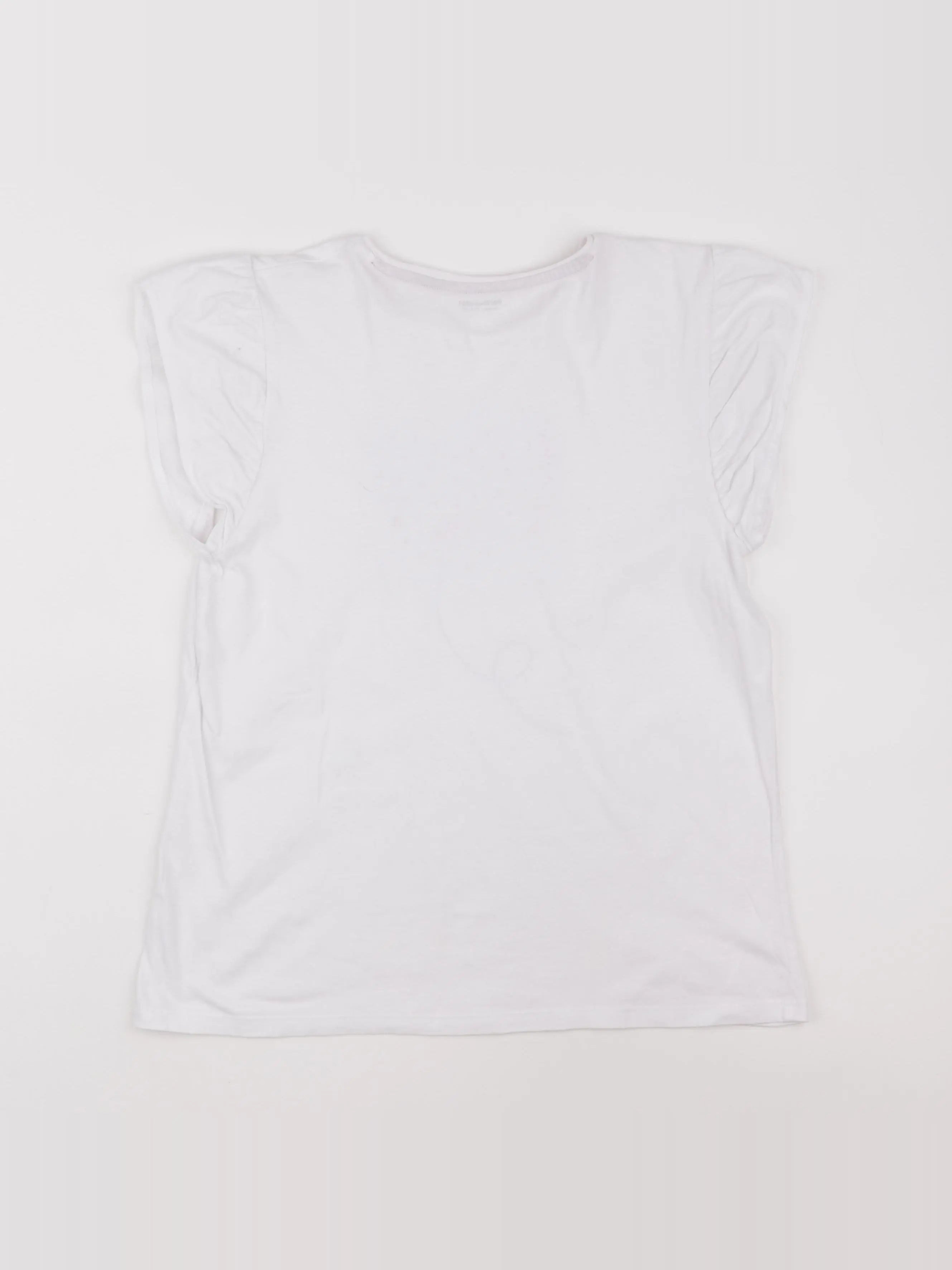 Vertbaudet - tee-shirt blanc - 14 ans