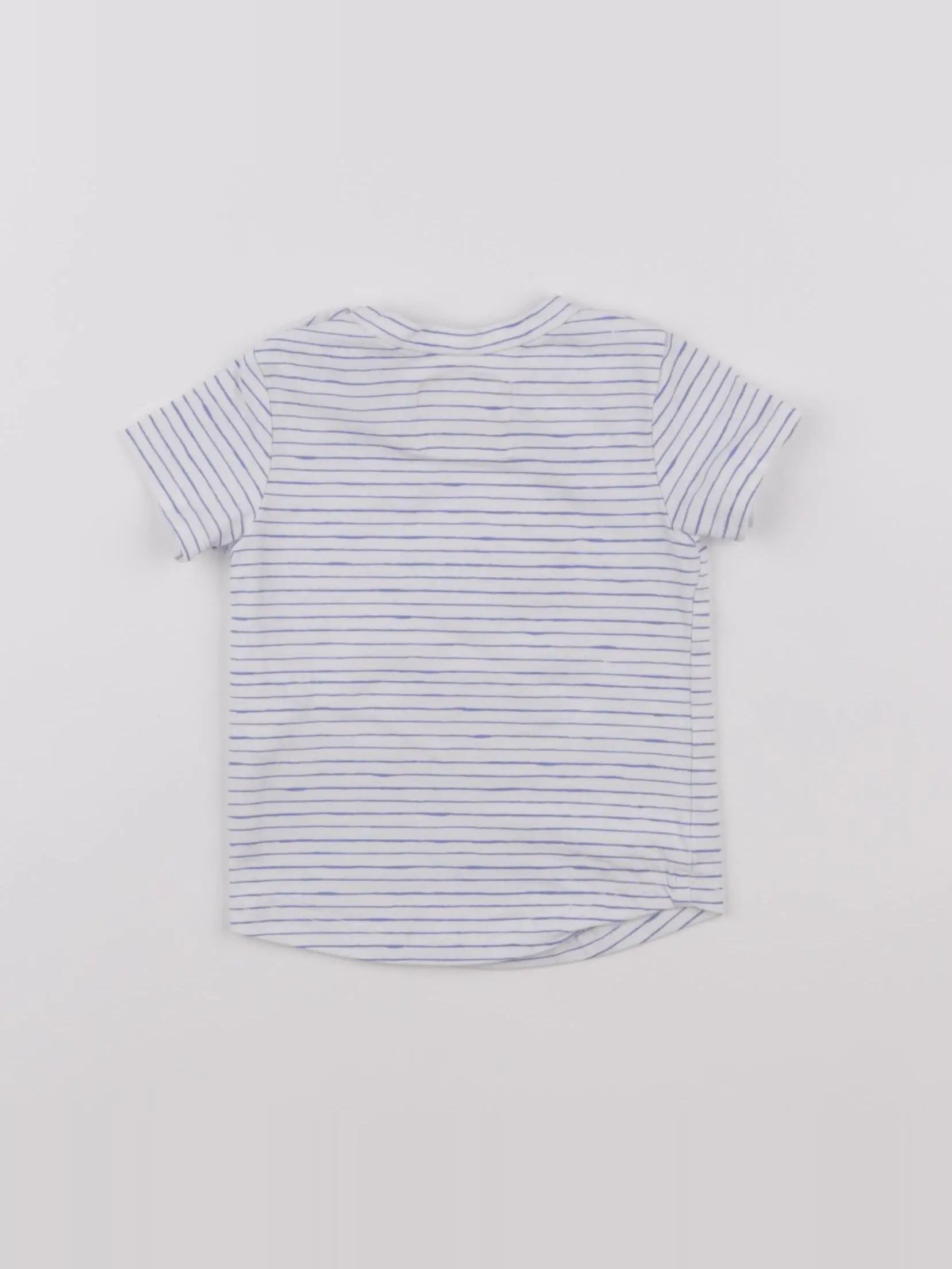 Levi's - tee-shirt blanc, bleu - 6 mois