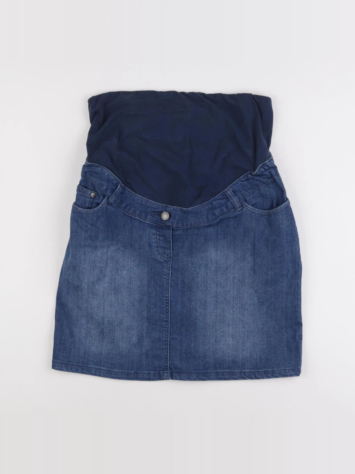 Vertbaudet - jupe grossesse bleu - 40