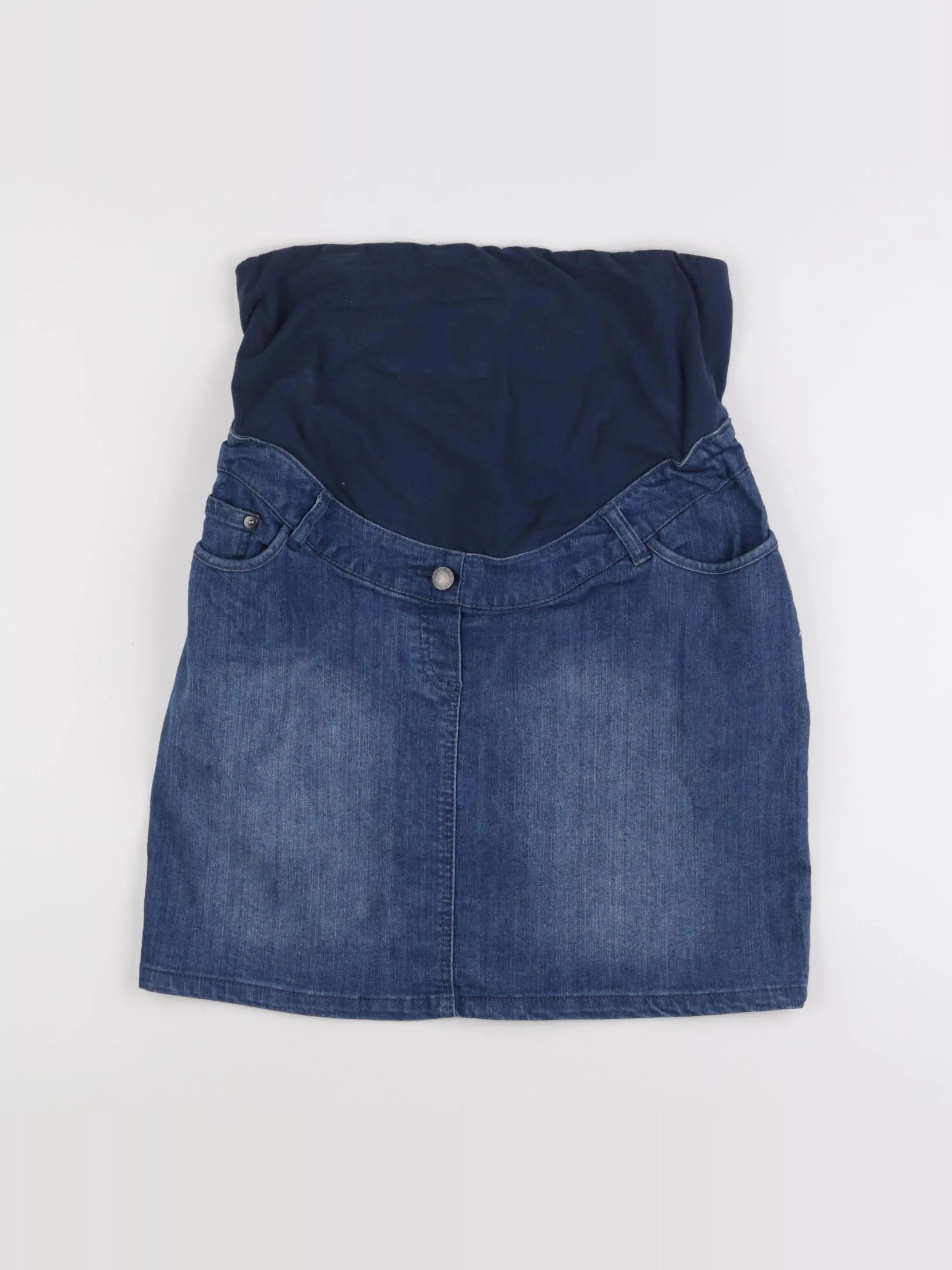 Vertbaudet - jupe grossesse bleu - 40