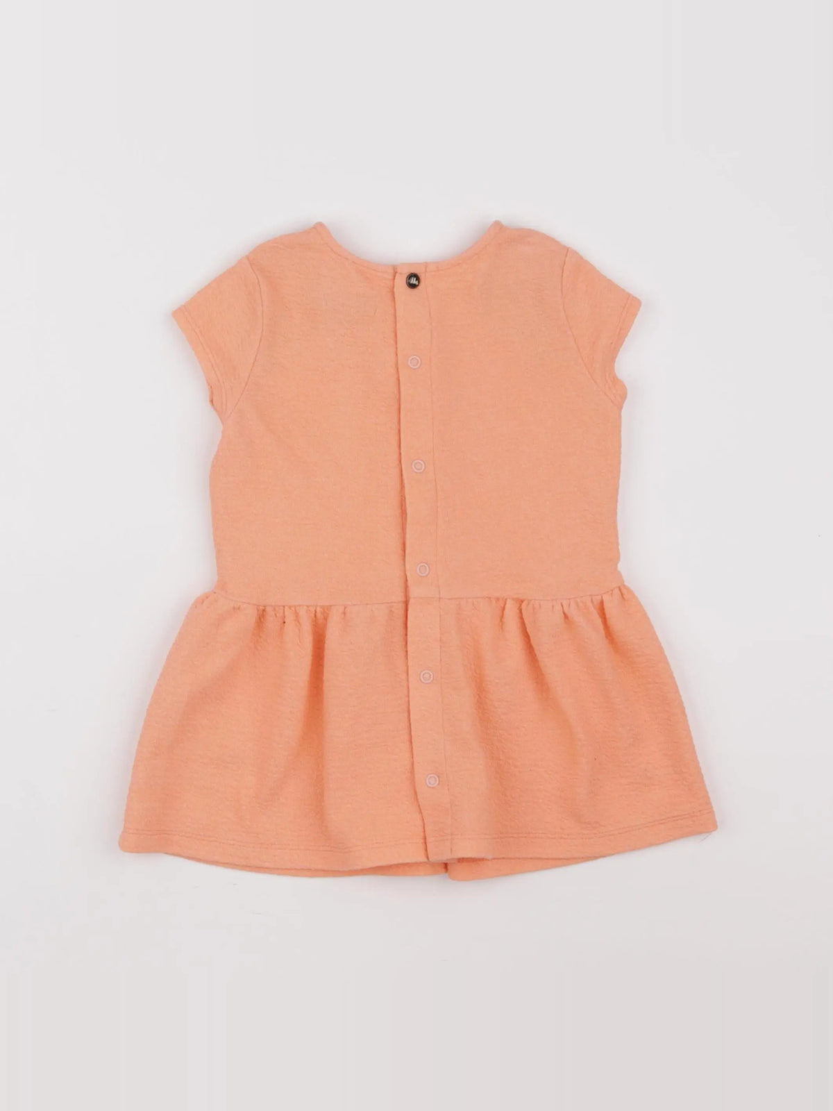 IKKS - robe orange fluo - 18 mois