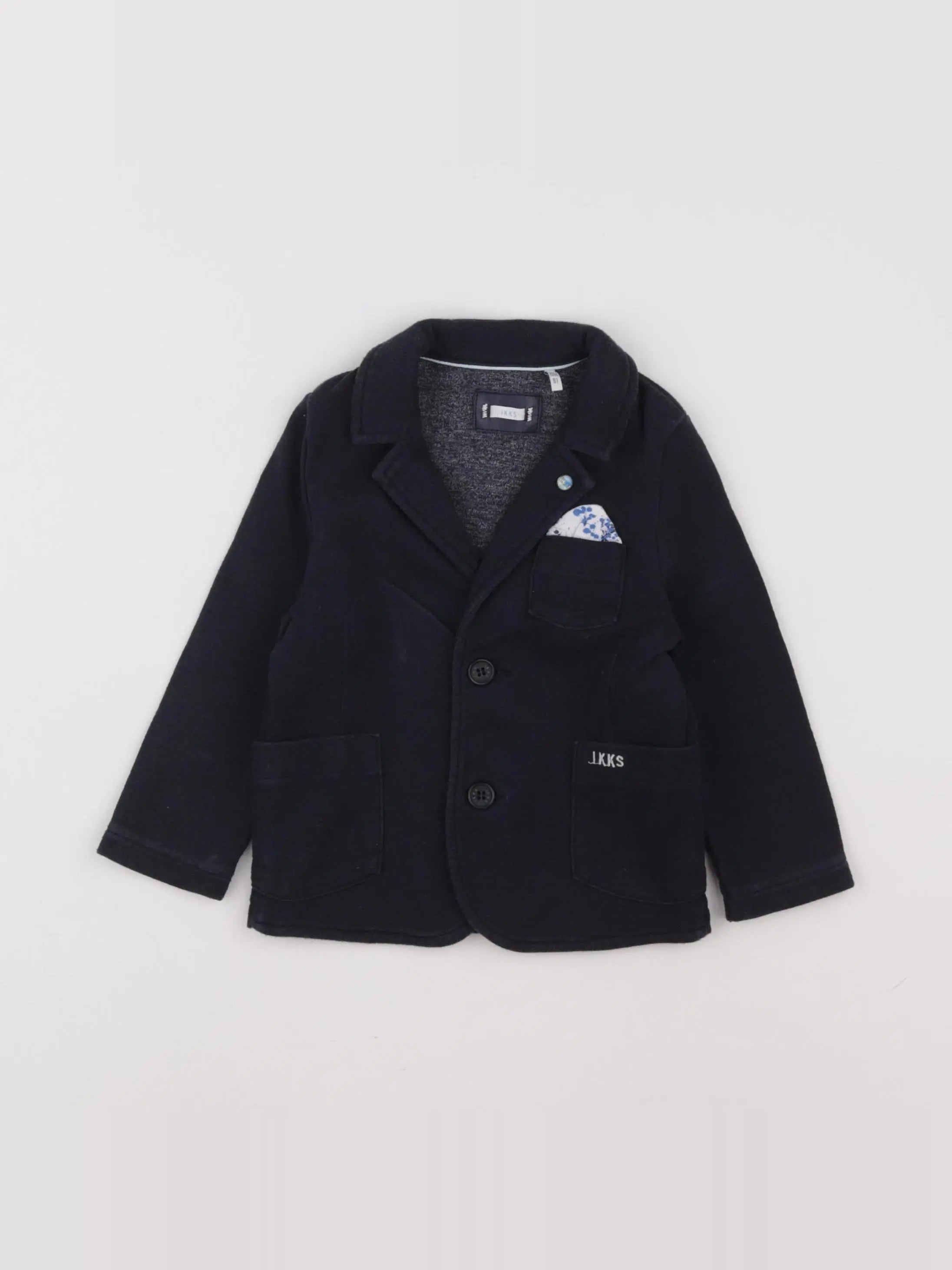 IKKS - veste bleu - 18 mois