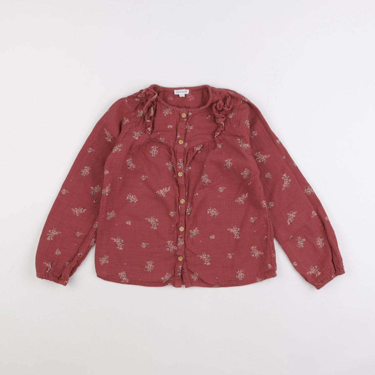 Vertbaudet - blouse rose - 8 ans