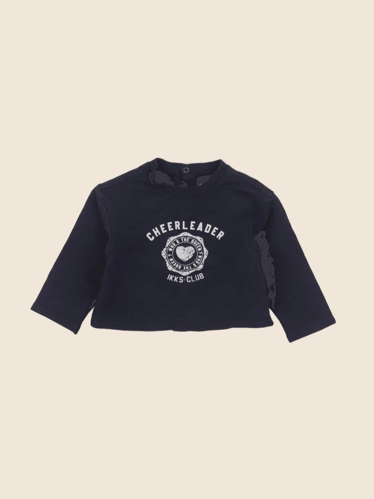IKKS - sweat bleu - 18 mois