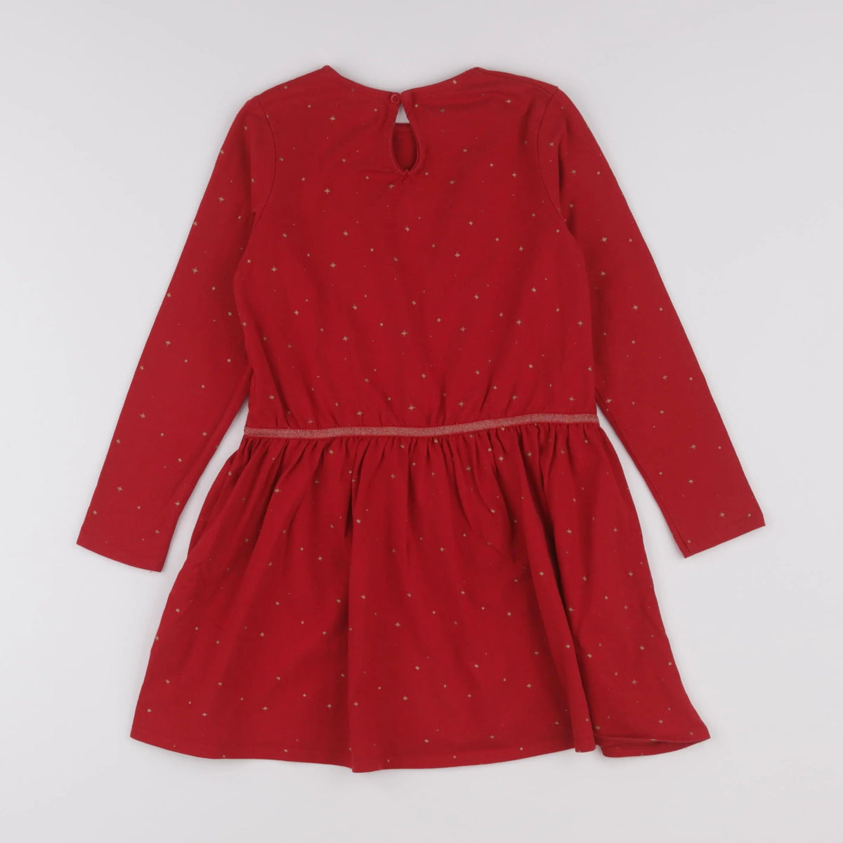 Vertbaudet - robe rouge - 8 ans
