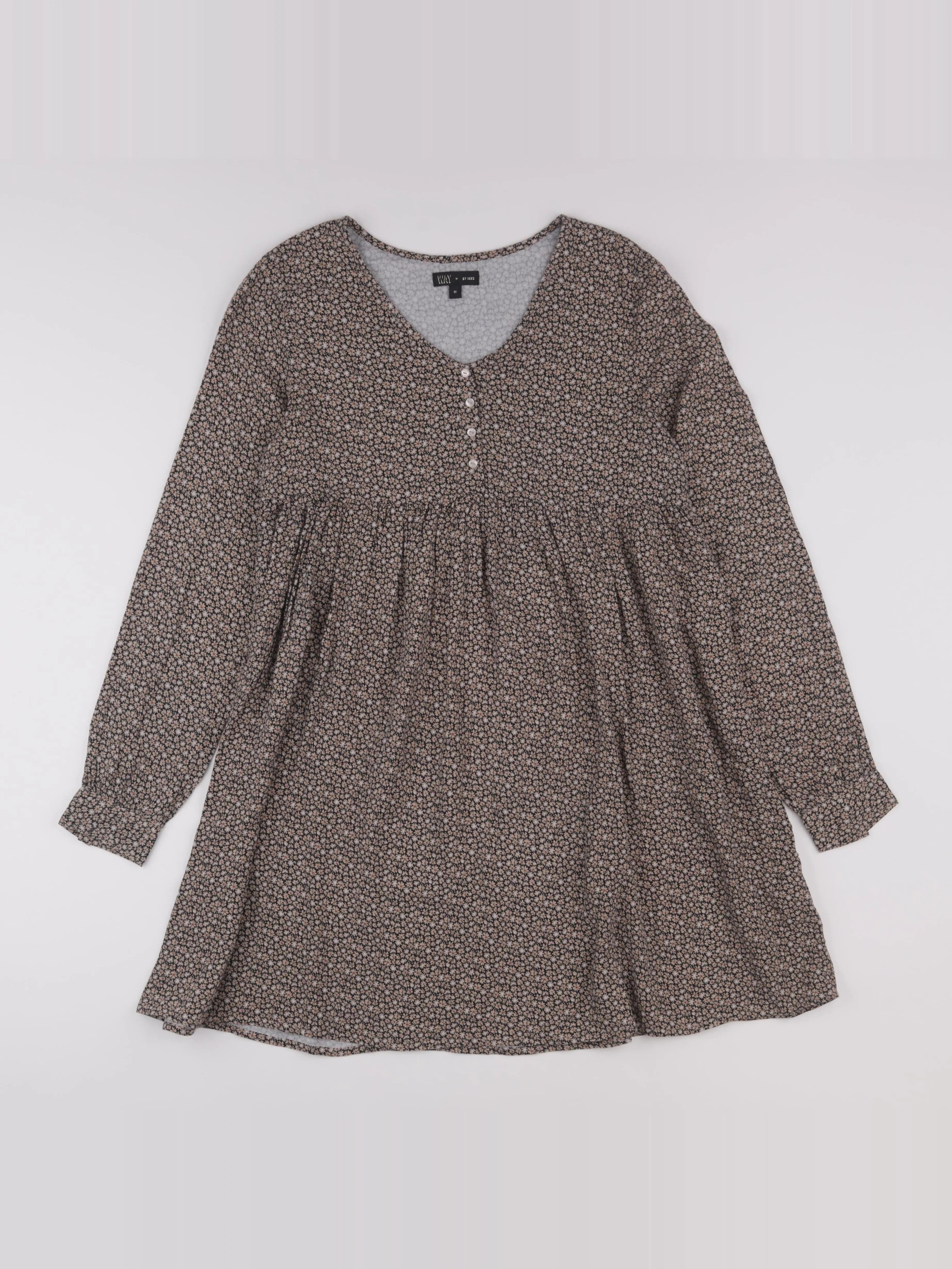 IKKS - robe marron - 16 ans