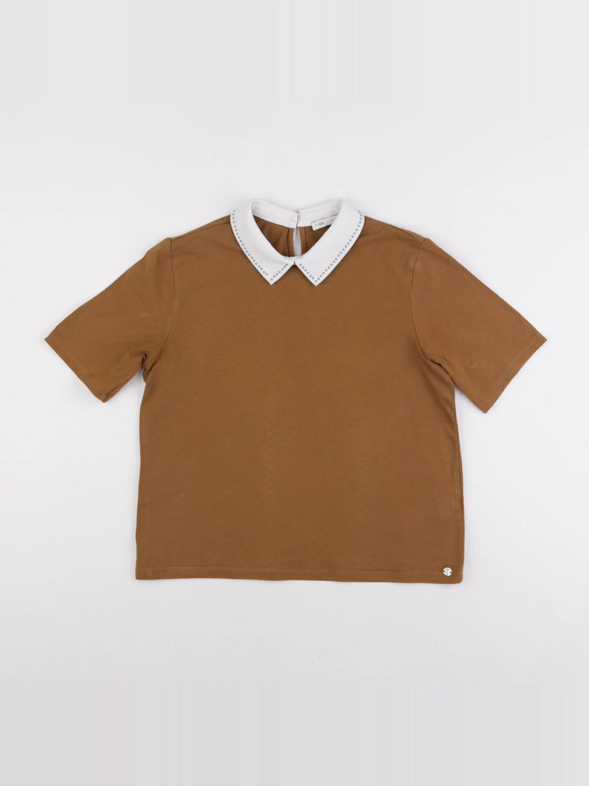 IKKS - tee-shirt marron - 14 ans