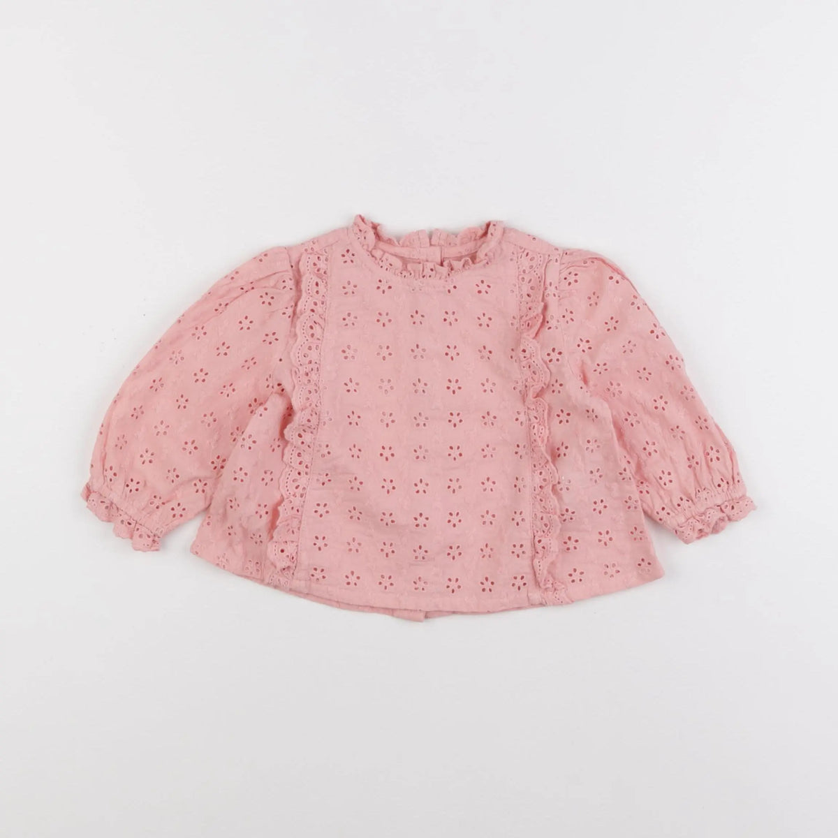 Vertbaudet - blouse rose - 12 mois