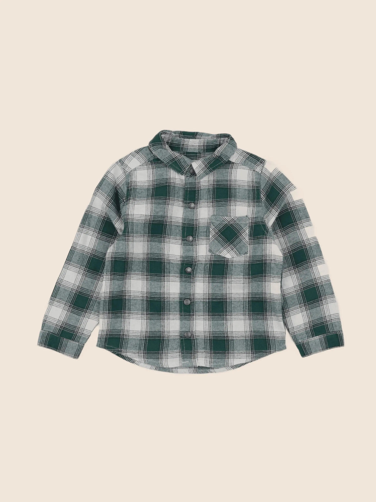 Vertbaudet - chemise vert - 36 mois