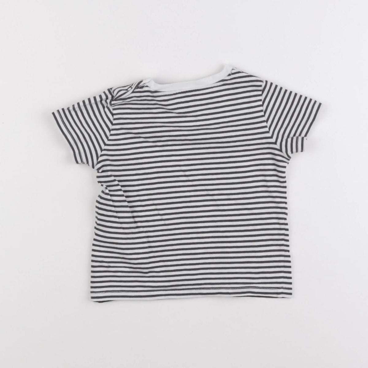 Vertbaudet - tee-shirt bleu - 12 mois