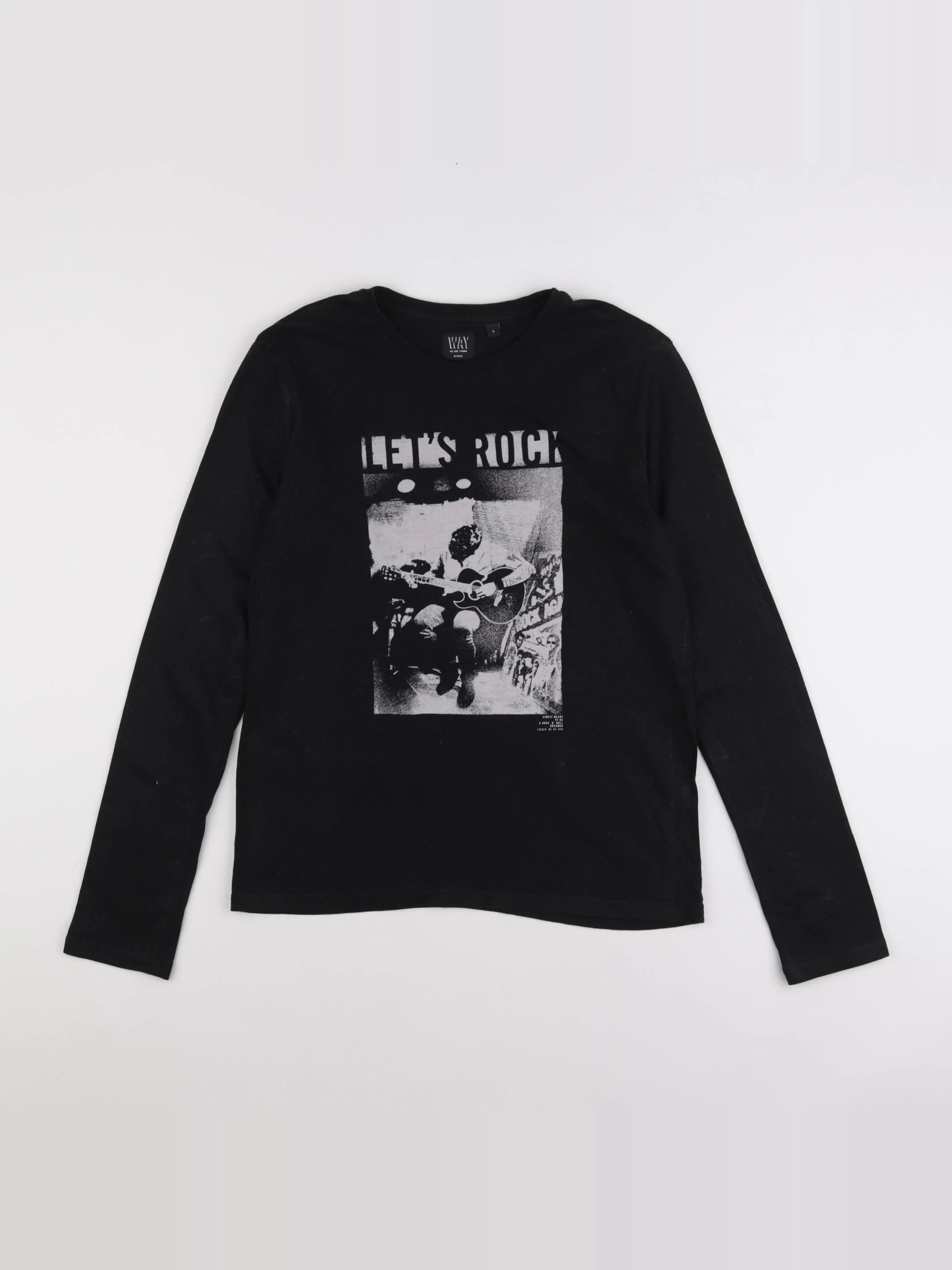 IKKS - tee-shirt noir - 14 ans