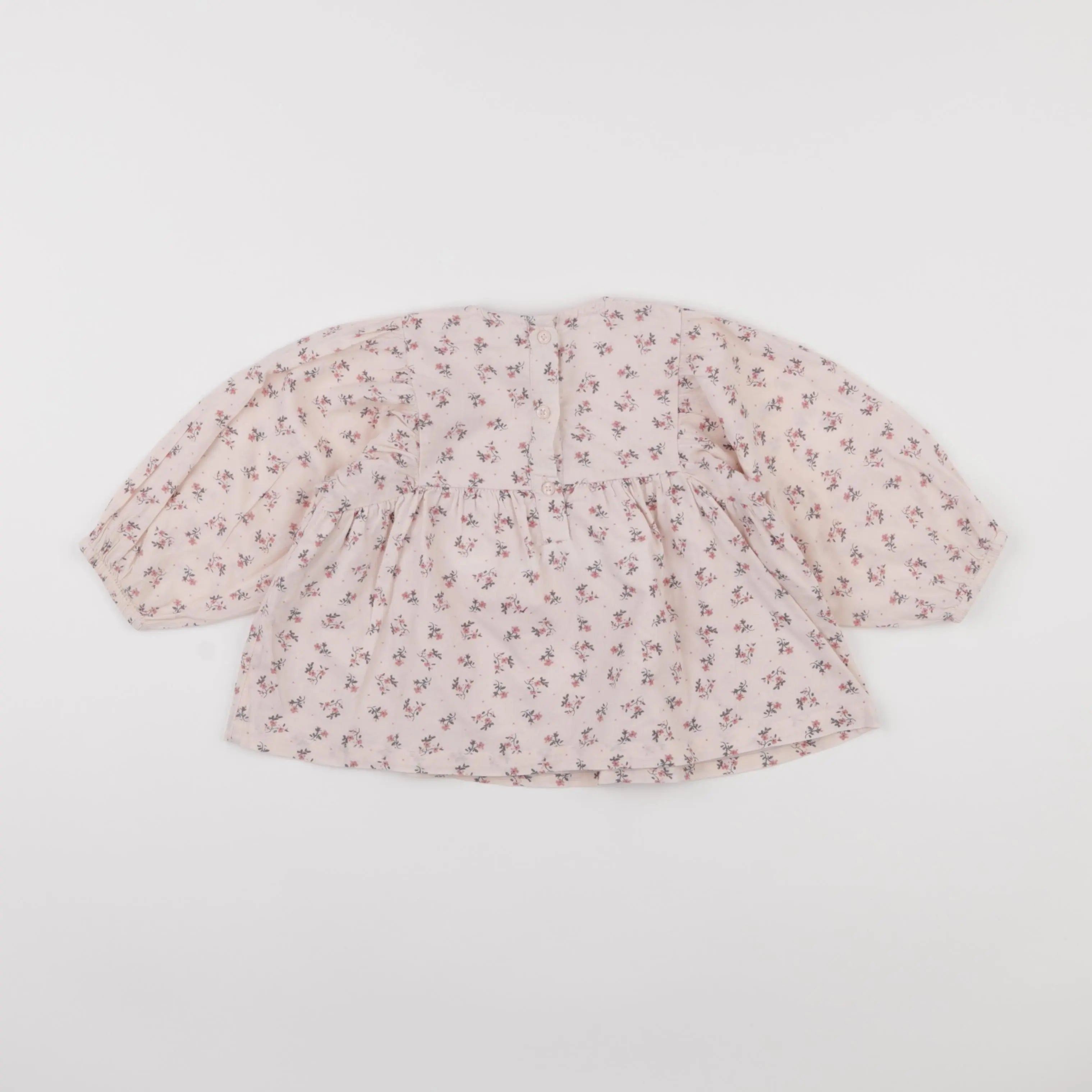 Vertbaudet - blouse rose - 18 mois