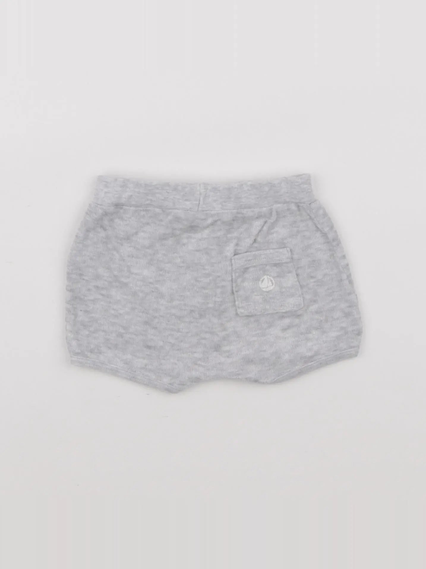 Petit Bateau - short gris - 6 mois