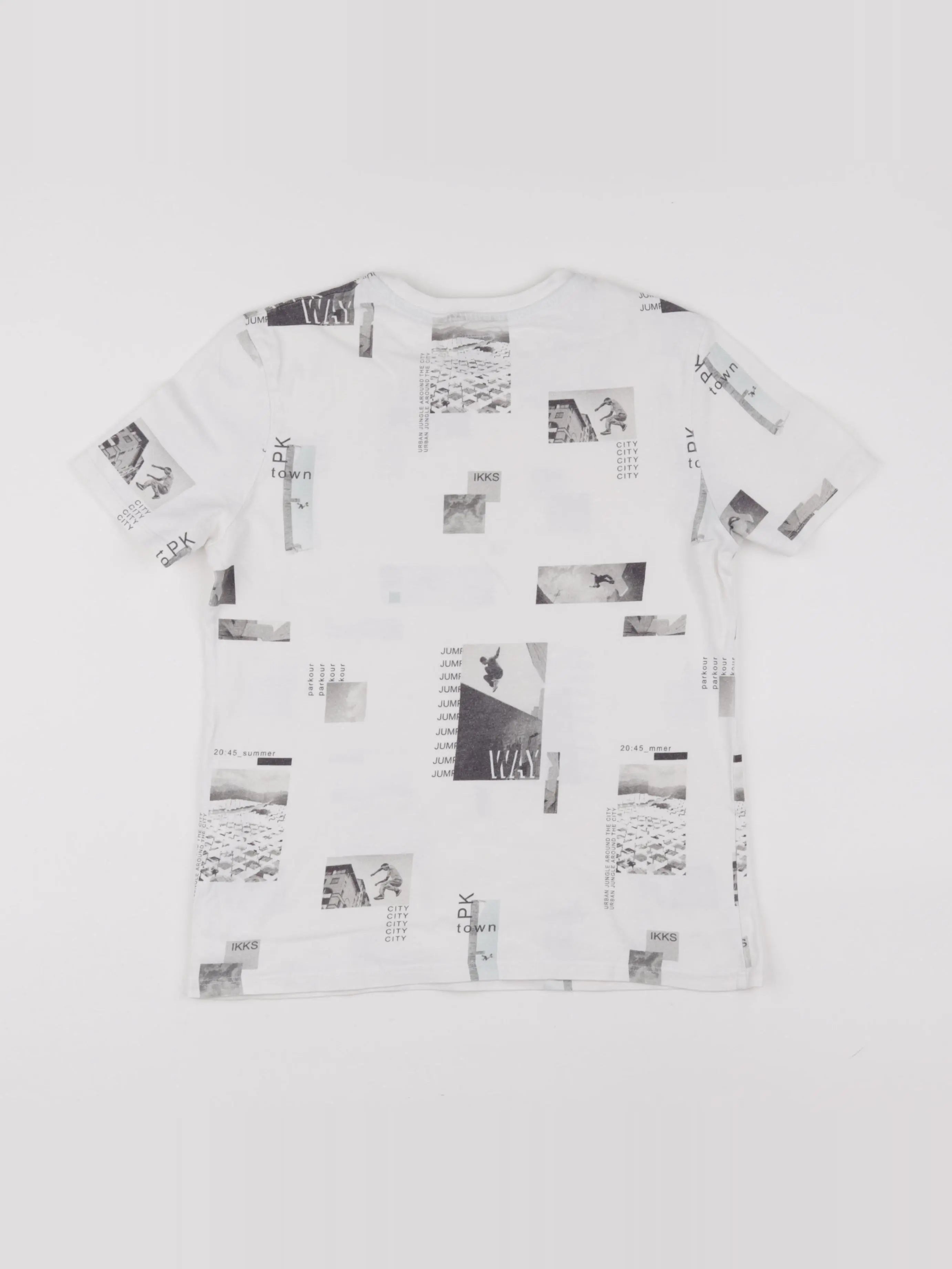 IKKS - tee-shirt blanc - 12 ans
