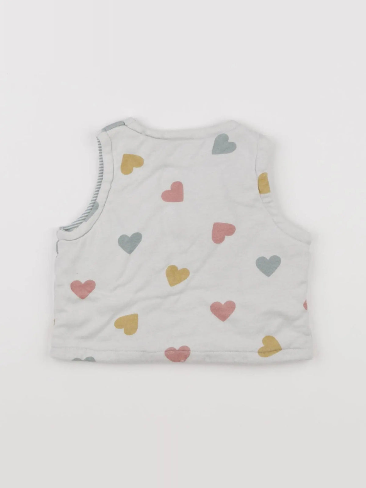 Petit Bateau - gilet blanc - 9 mois