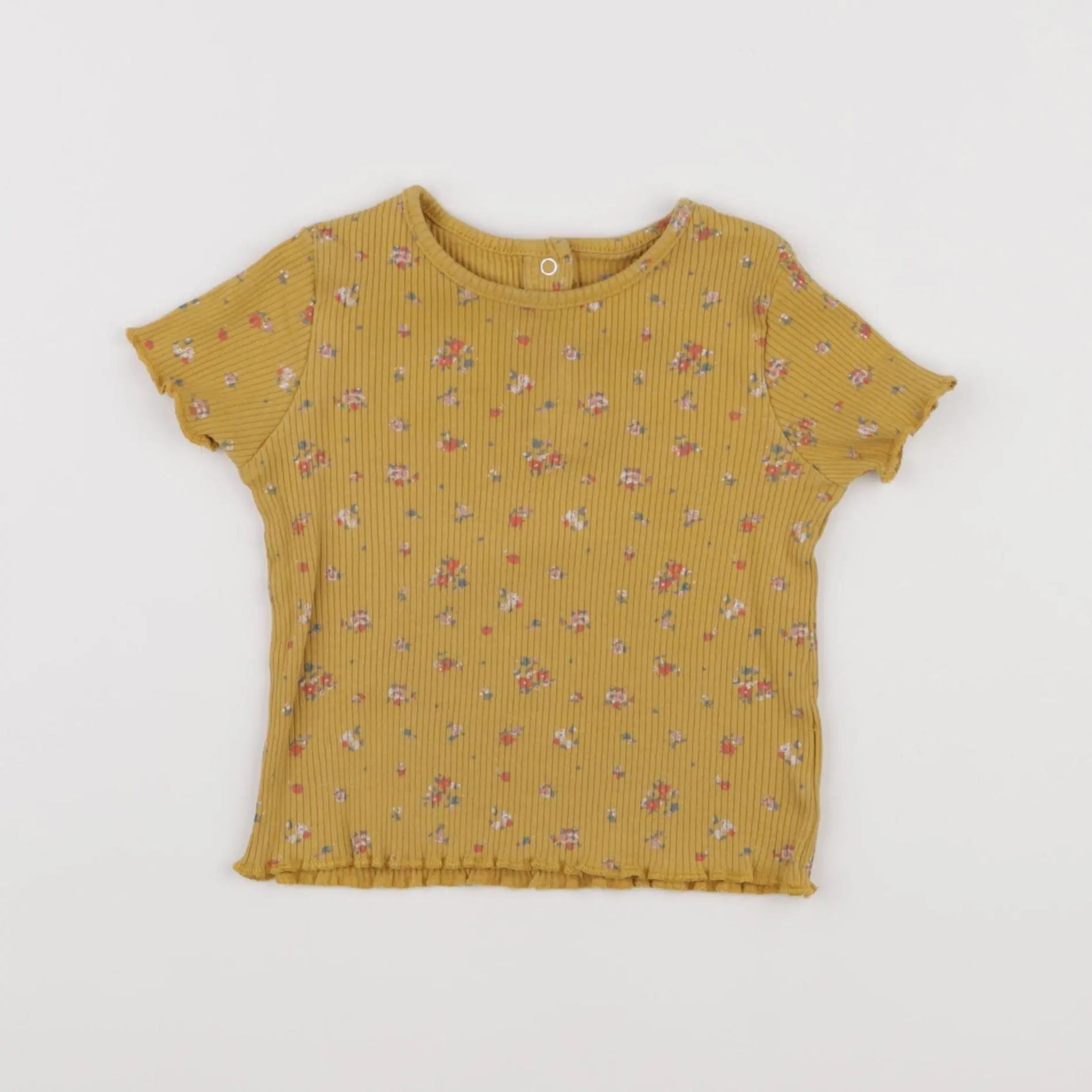 Vertbaudet - tee-shirt jaune - 18 mois