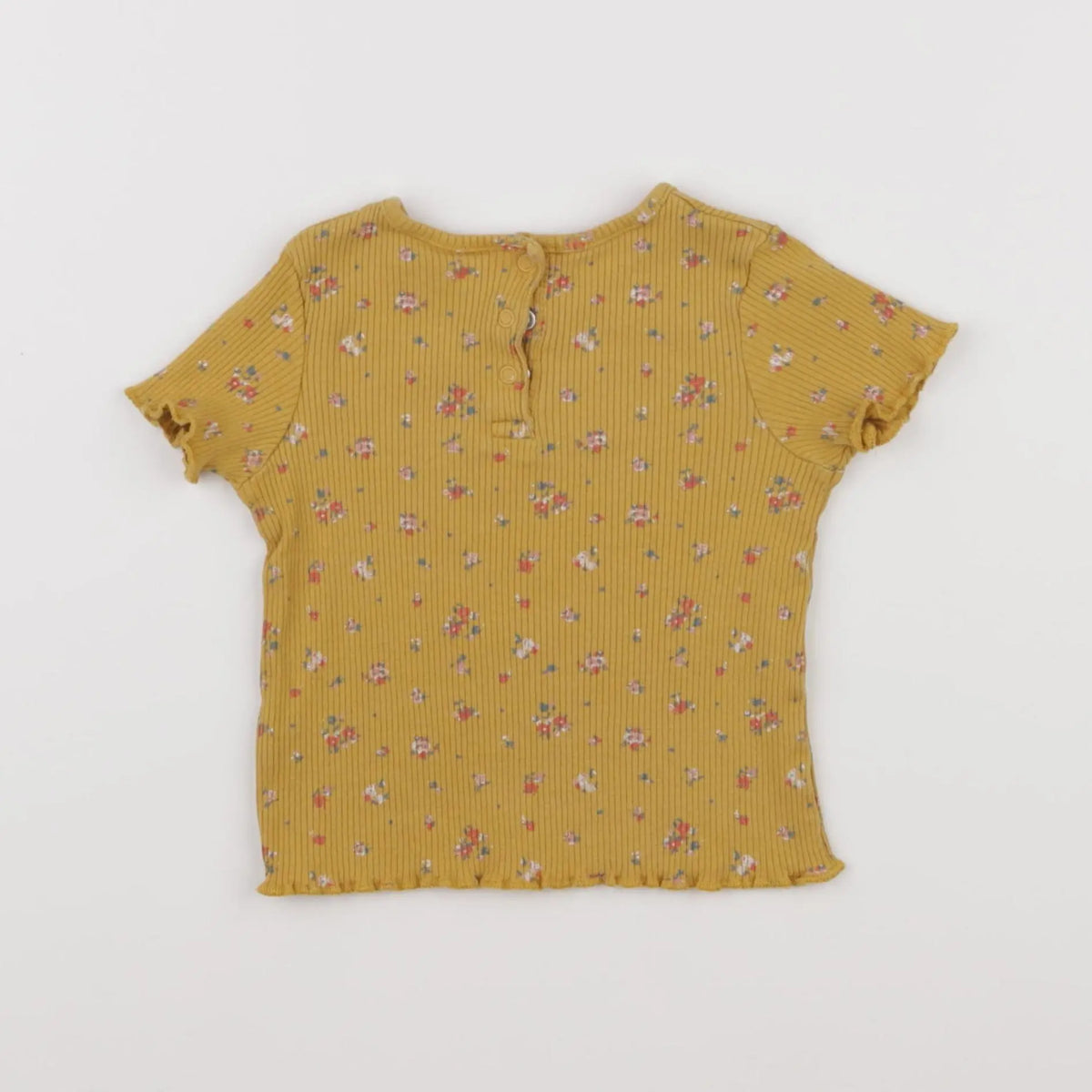 Vertbaudet - tee-shirt jaune - 18 mois