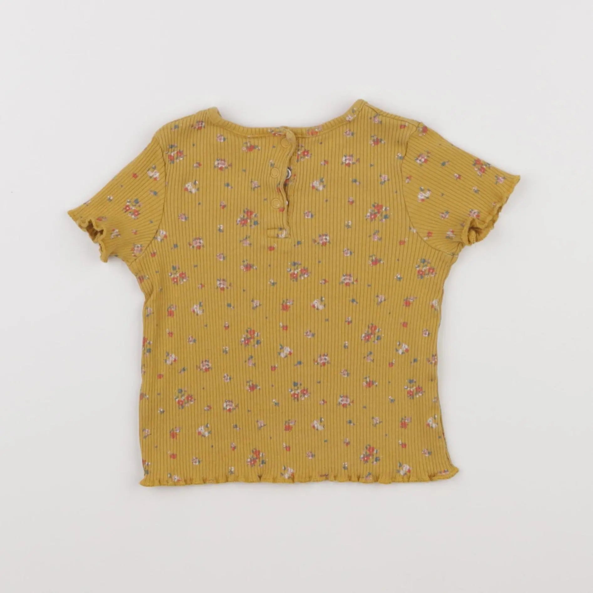Vertbaudet - tee-shirt jaune - 18 mois