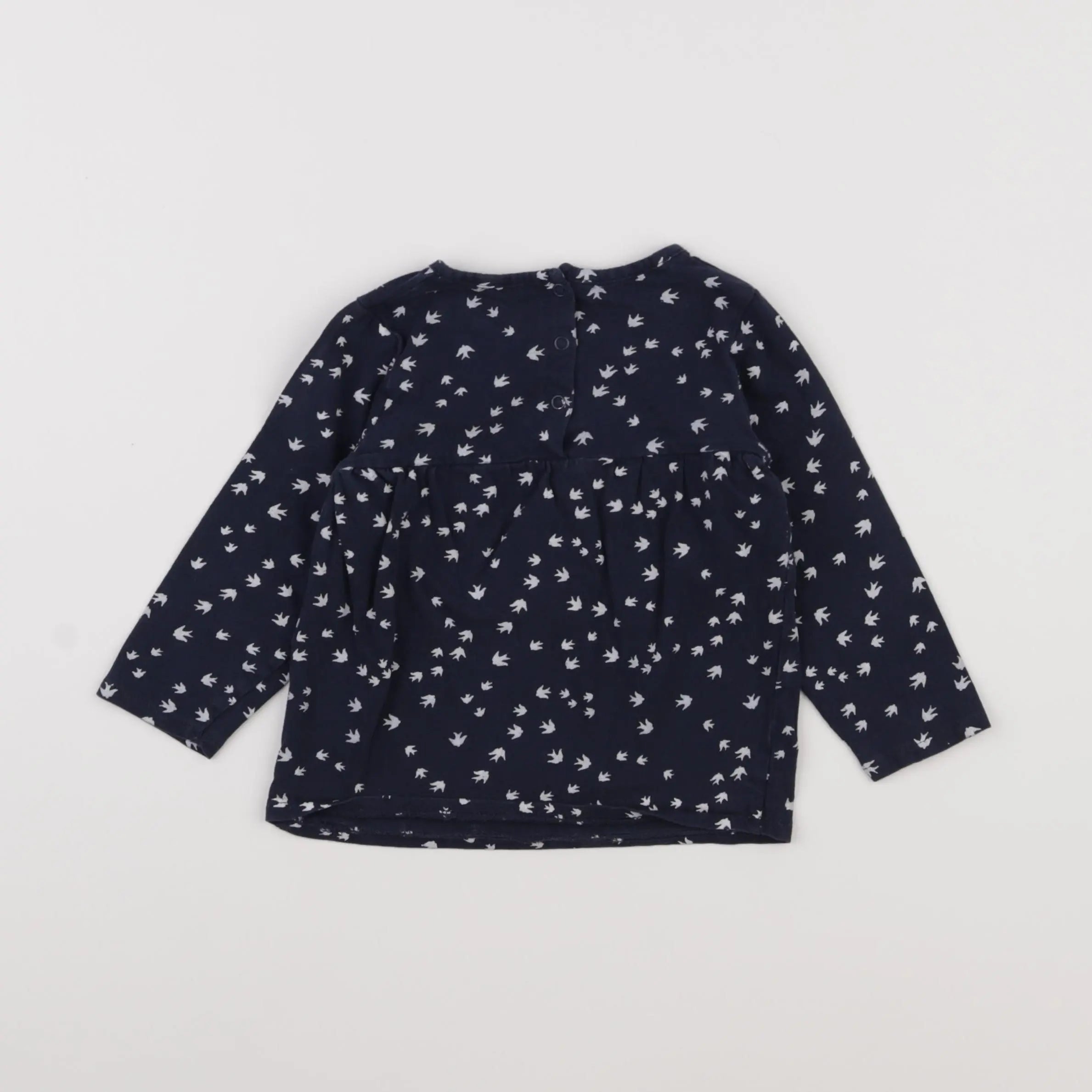 Vertbaudet - tee-shirt bleu - 2 ans