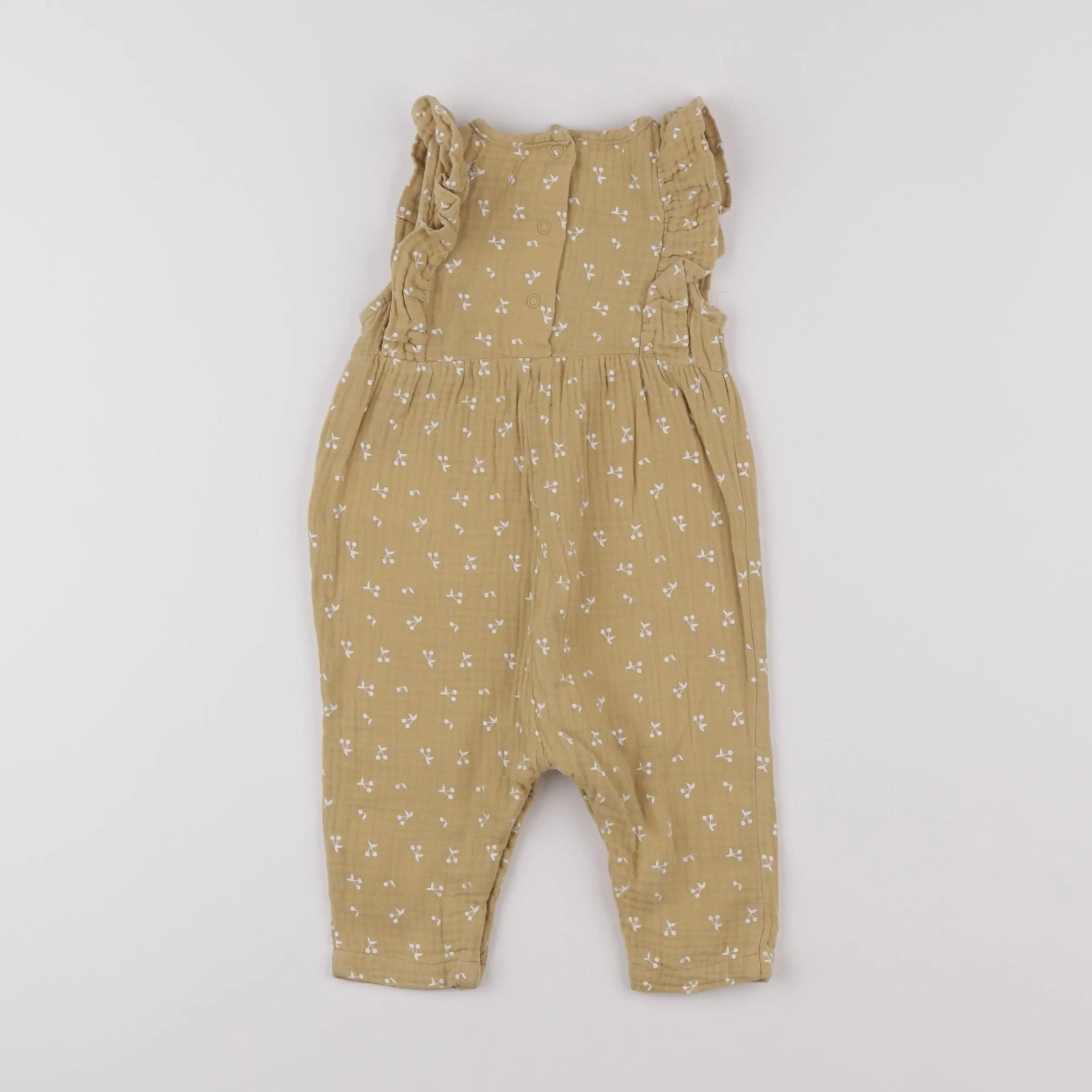 Vertbaudet - combinaison jaune - 6 mois