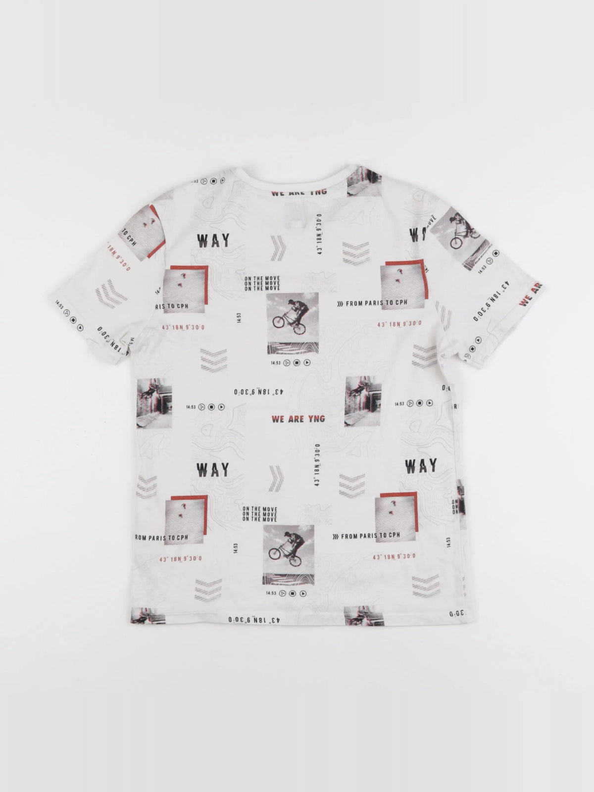 IKKS - tee-shirt blanc - 12 ans